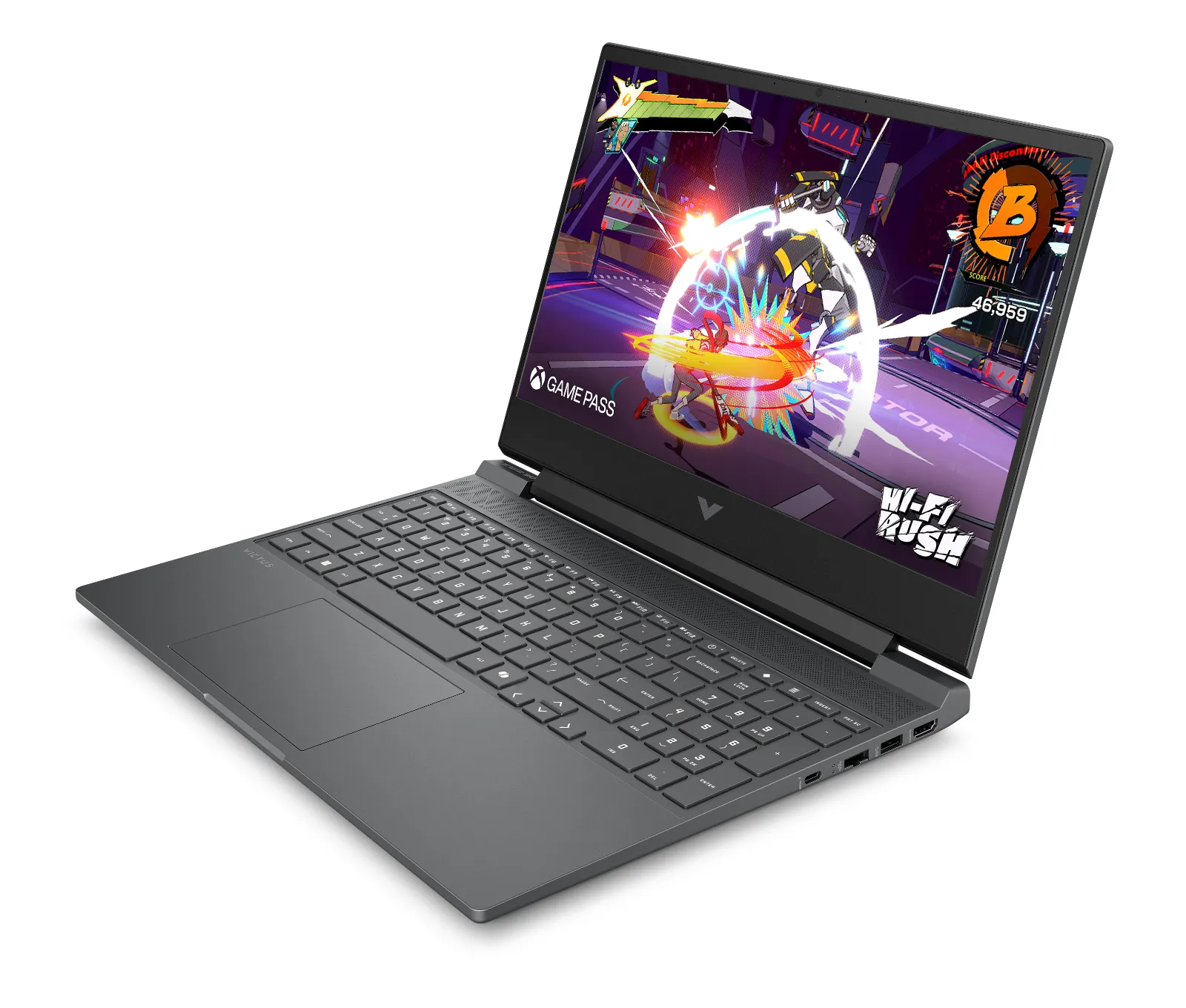 Victus Gaming Laptop 15-fa2723TX, left side view
