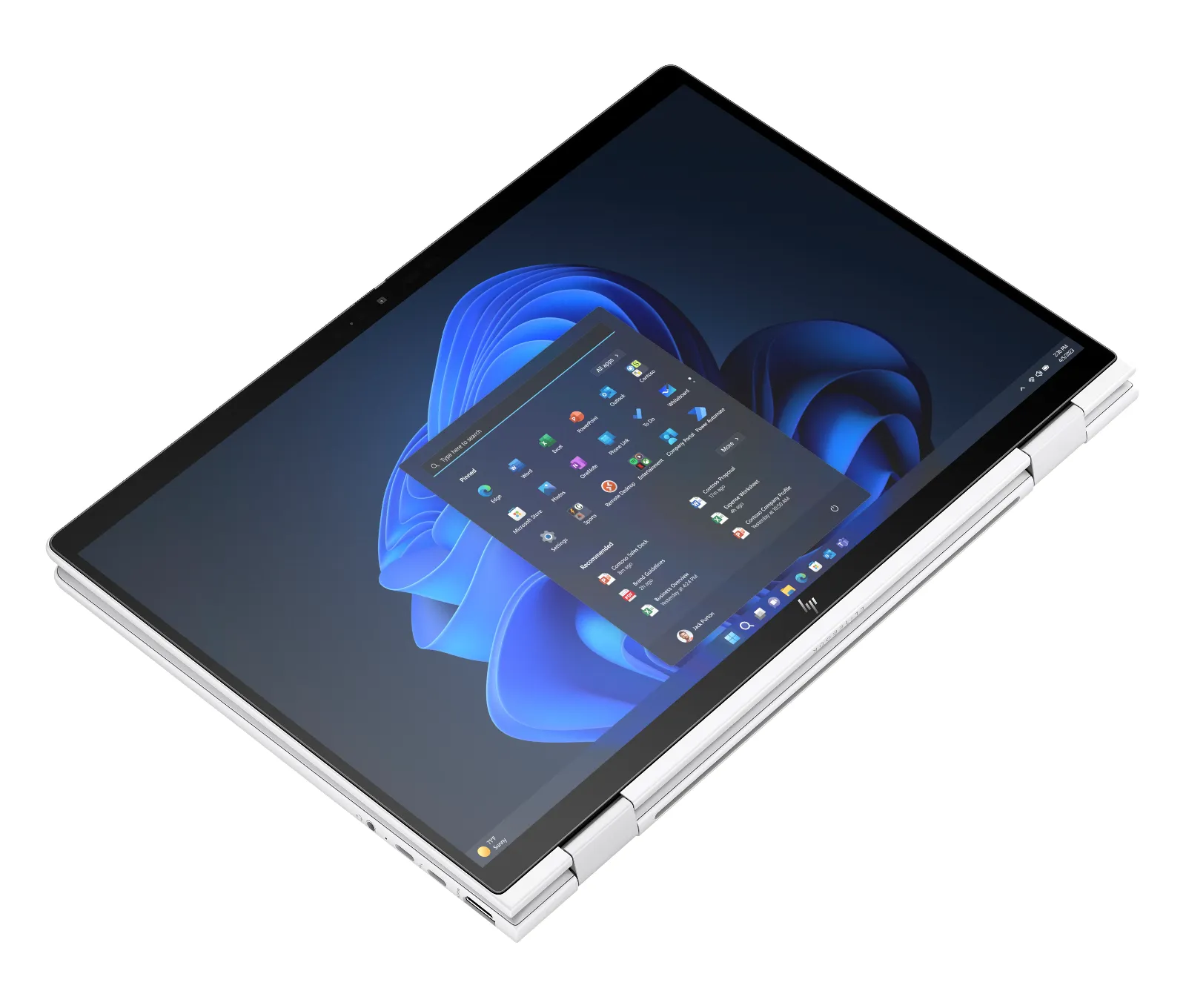 HP Elite x360 1040 14 inch G11 2-in-1 Notebook PC, top view