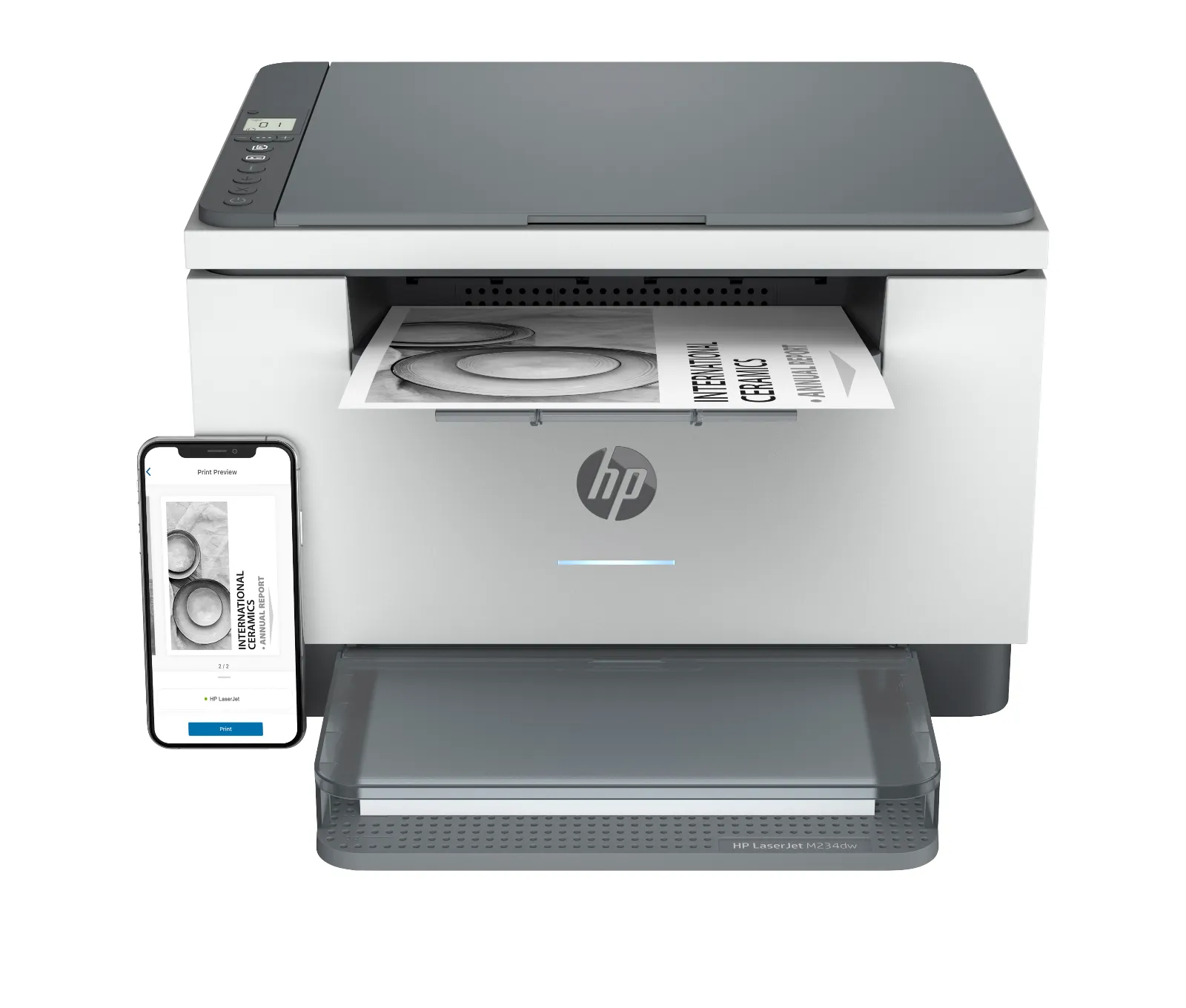 HP LaserJet MFP M234dw Printer, front view