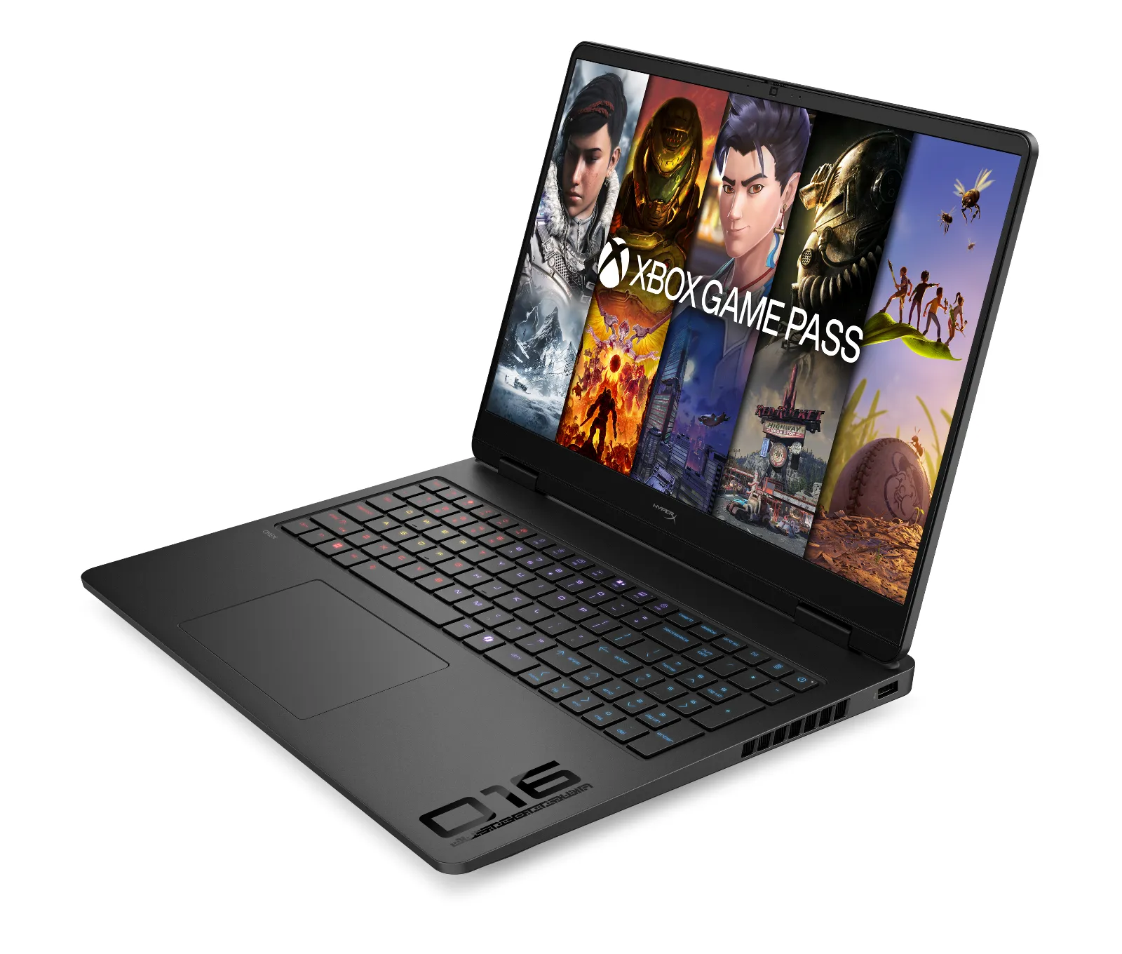 HyperX OMEN 16 inch Gaming Laptop PC 16-am2060TX, left side view