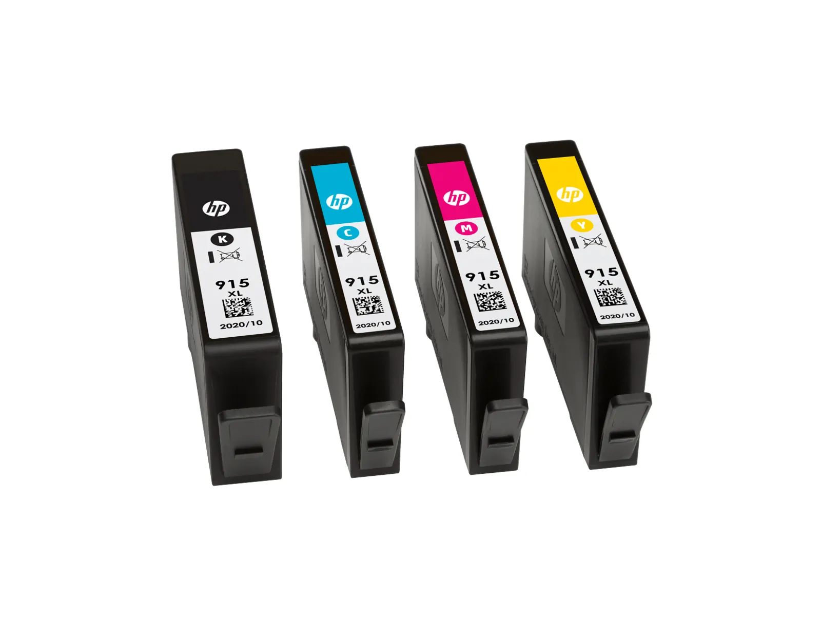 HP 915XL High Yield Black Original Ink Cartridge, right side view