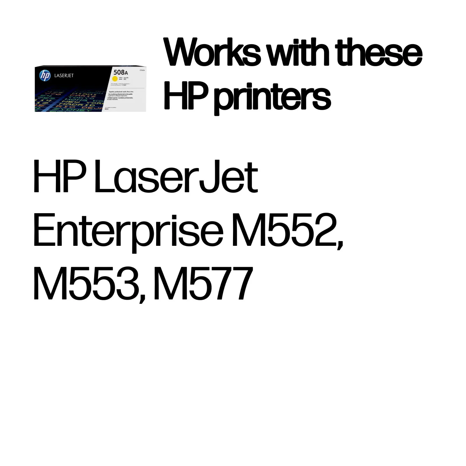 HP 508A Yellow Original LaserJet toner cartridge