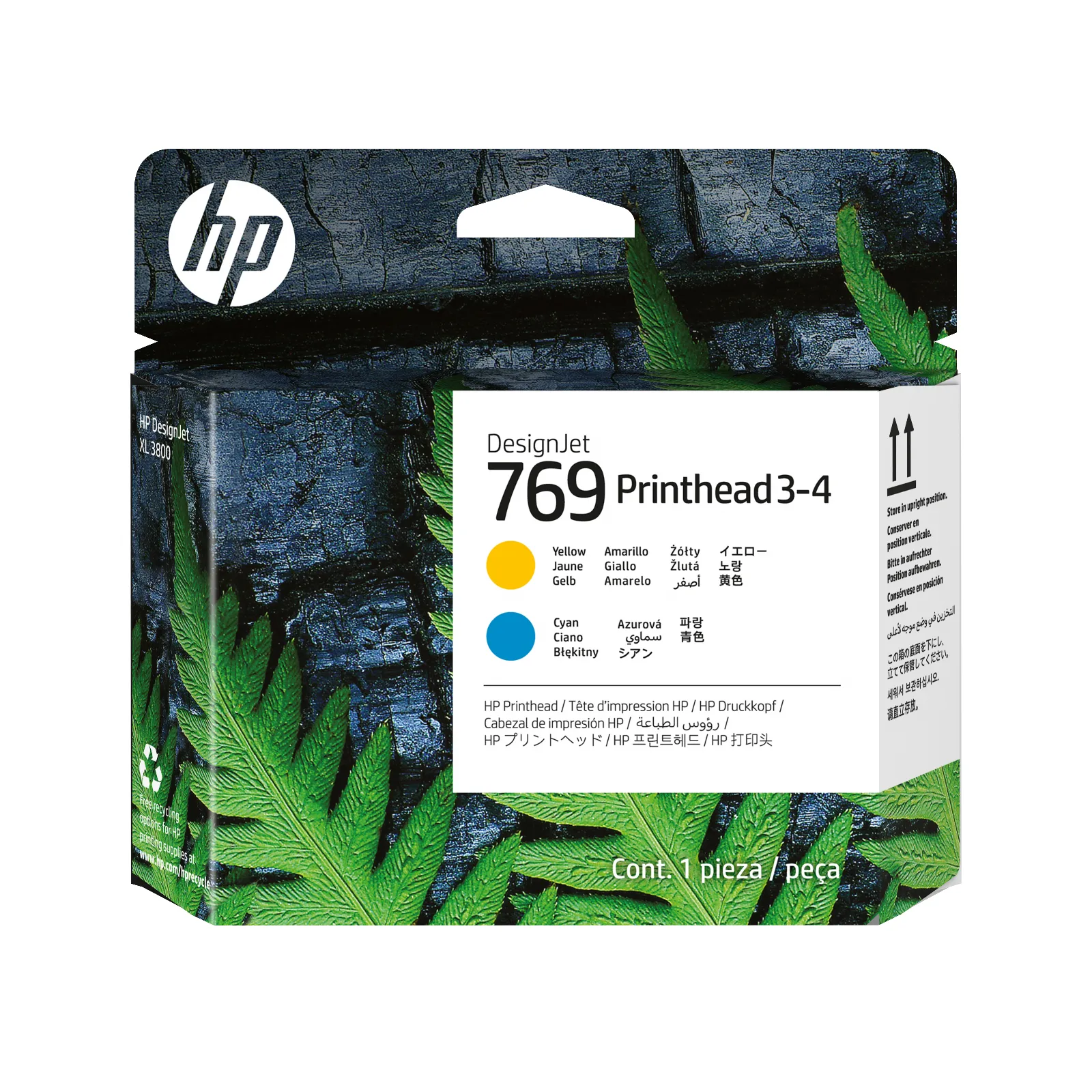 HP 769 Yellow Cyan 3-4 DesignJet Printhead print head