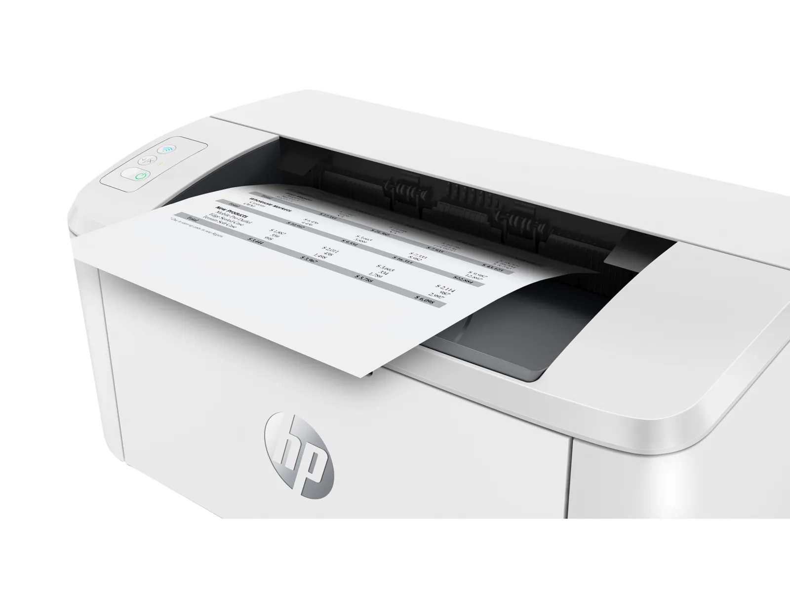 HP LaserJet M110w Printer, left side view