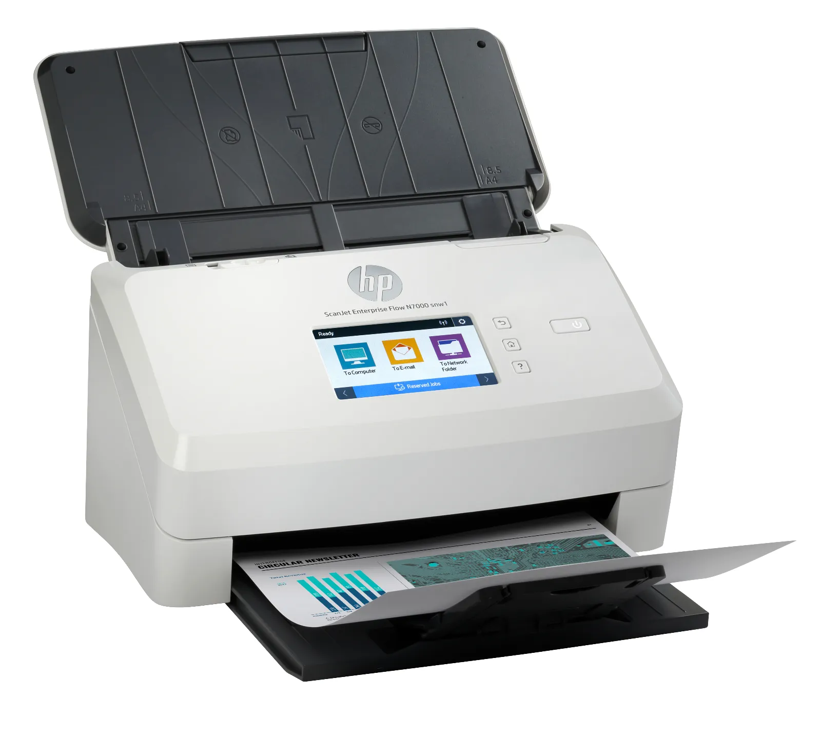 HP ScanJet Enterprise Flow N7000 snw1, right side view