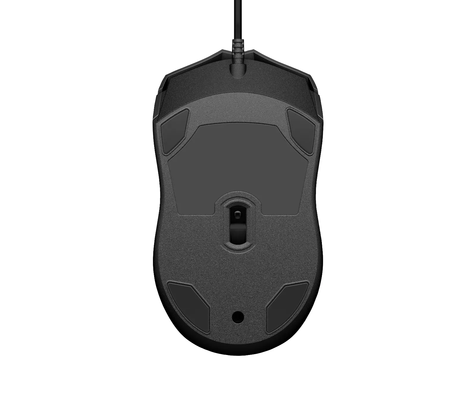 HP Wired Mouse 100, rear view