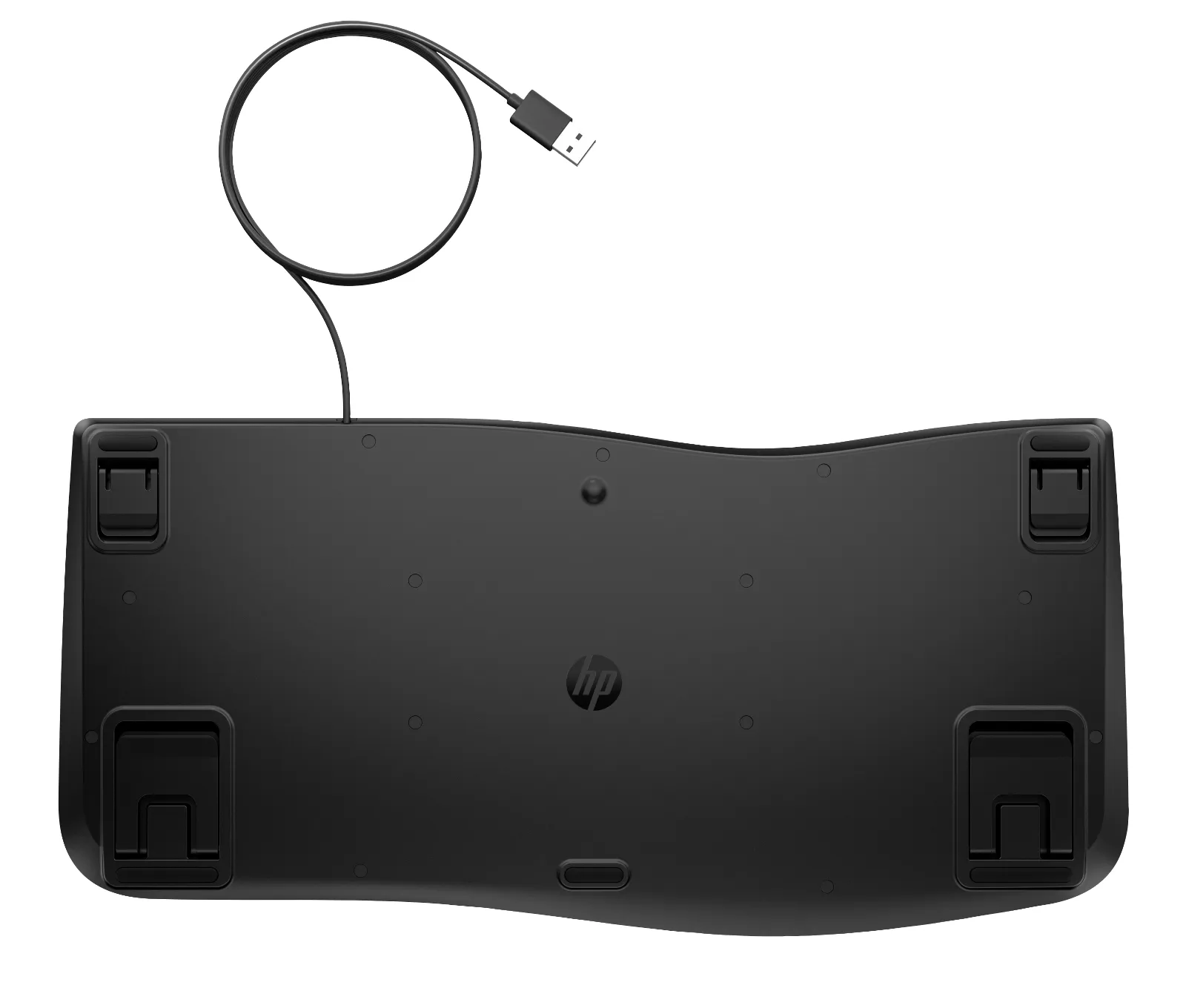 HP 480 Comfort Wired Keyboard, underside view