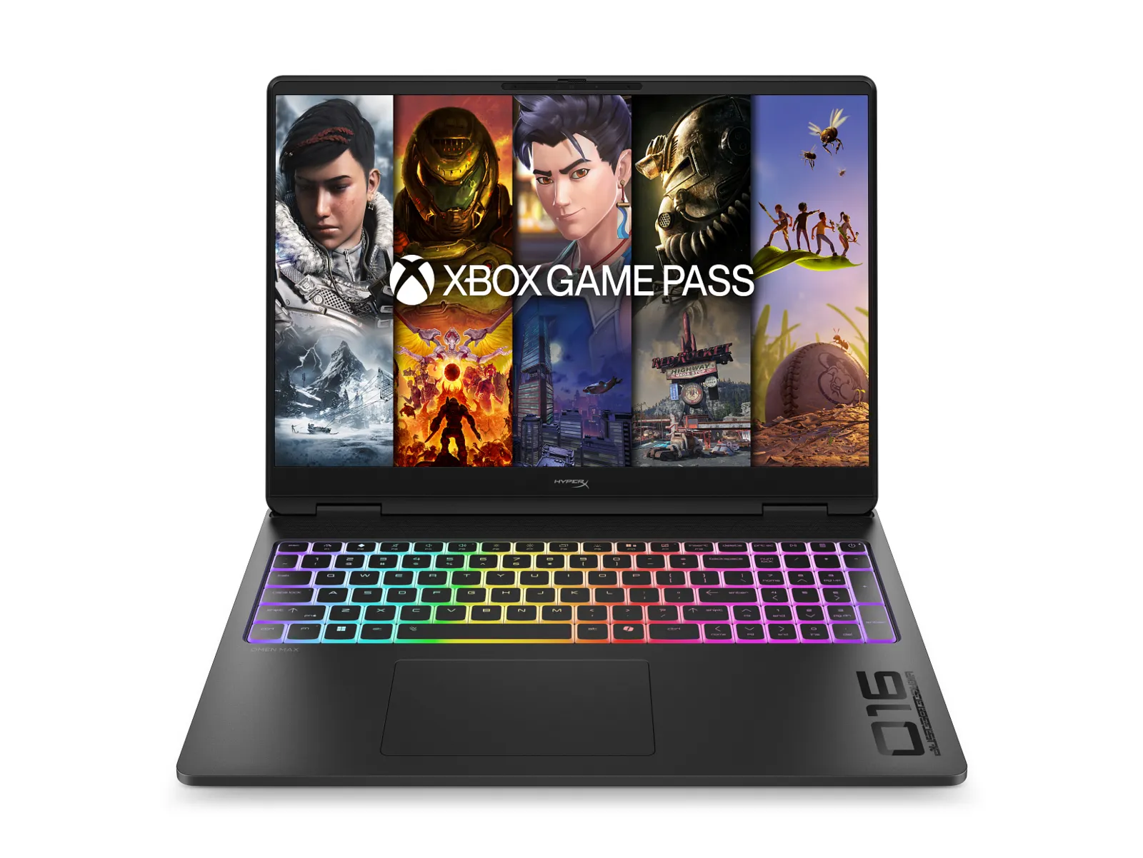 HyperX OMEN MAX 16 inch Gaming Laptop PC 16-ak1000AX, front view