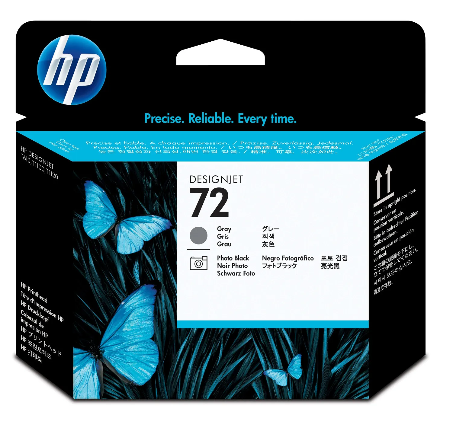 HP 72 Gray & Photo Black Printhead print head
