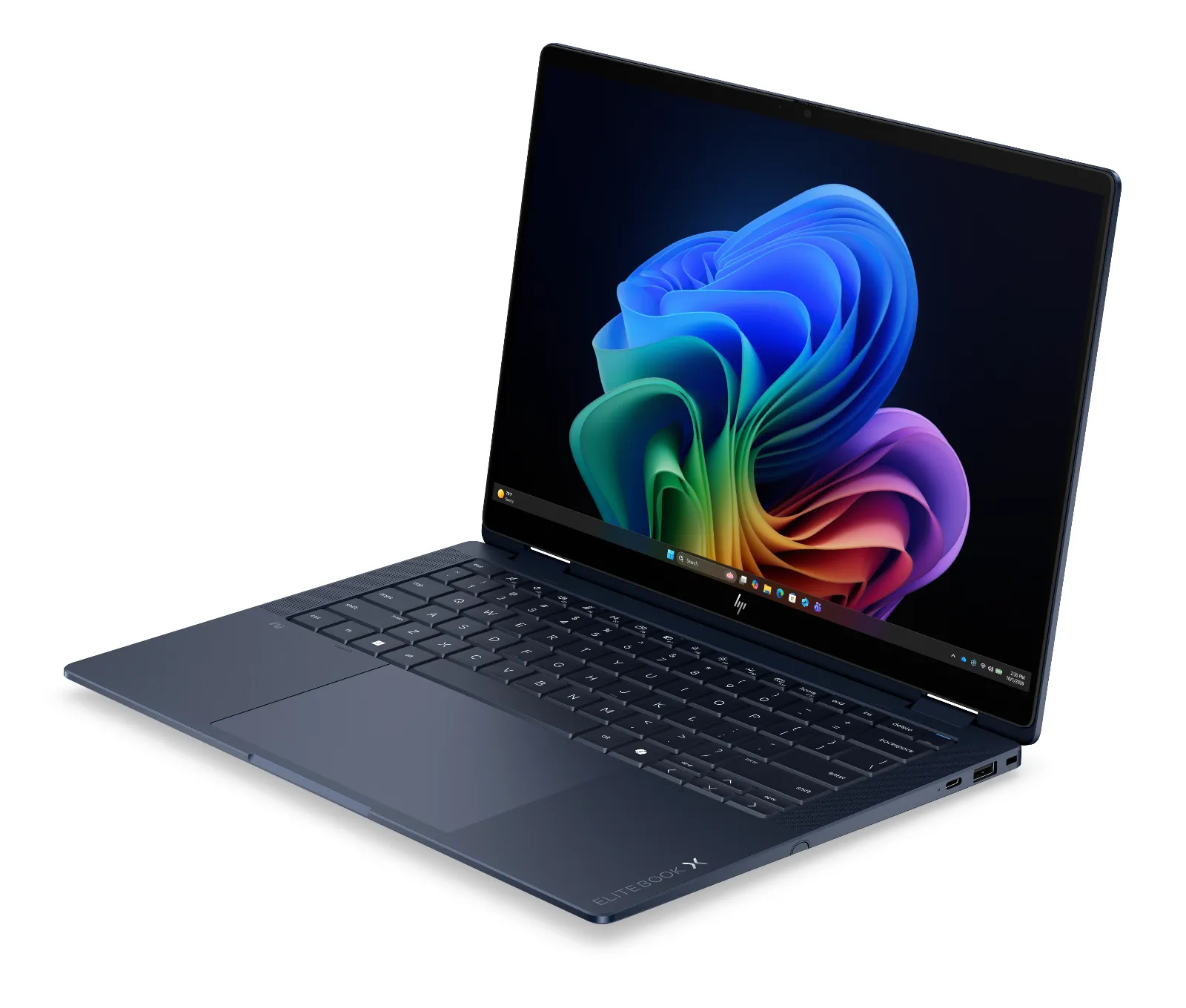 HP EliteBook X Flip G2i 14 inch Notebook Next Gen AI PC, left side view