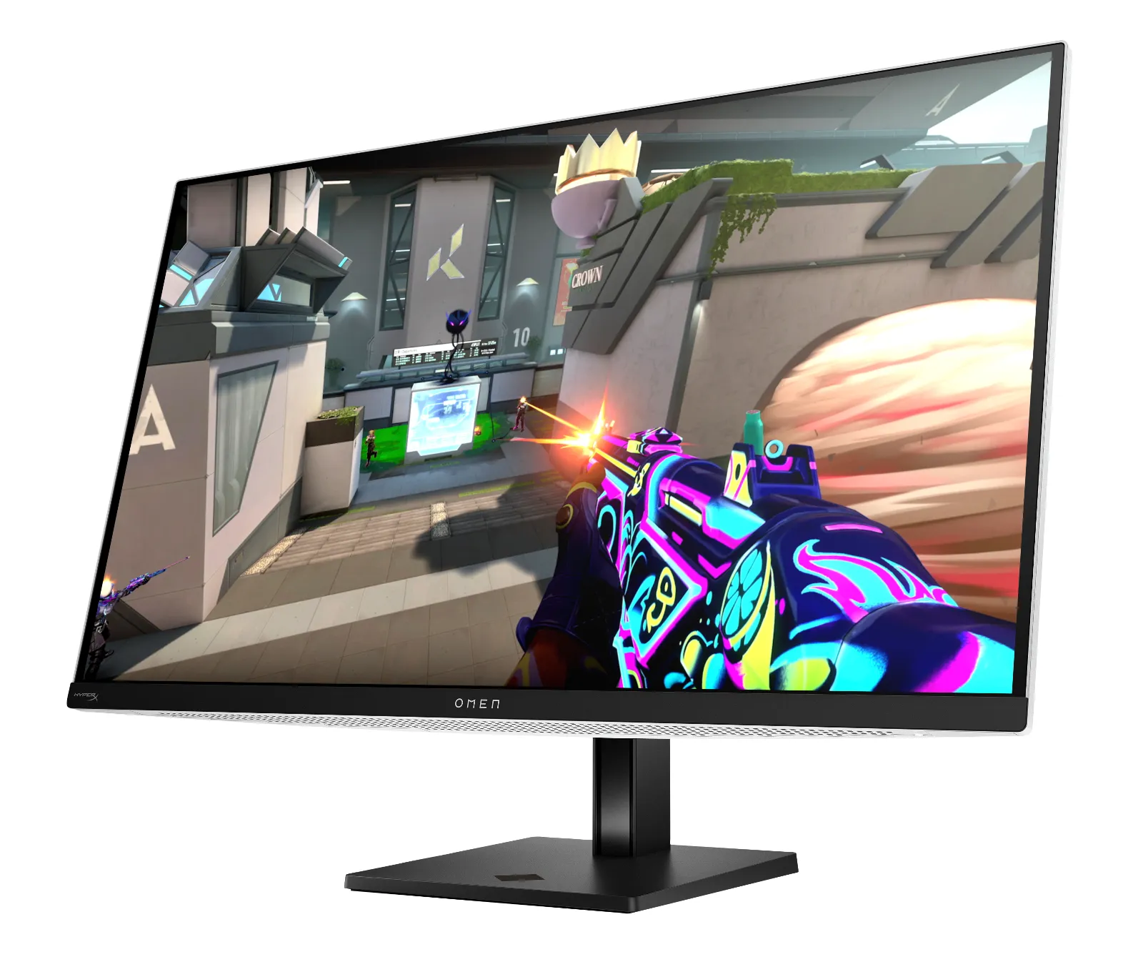 OMEN Transcend 31.5 inch UHD 240Hz OLED Gaming Monitor  - OMEN Transcend 32, left side view