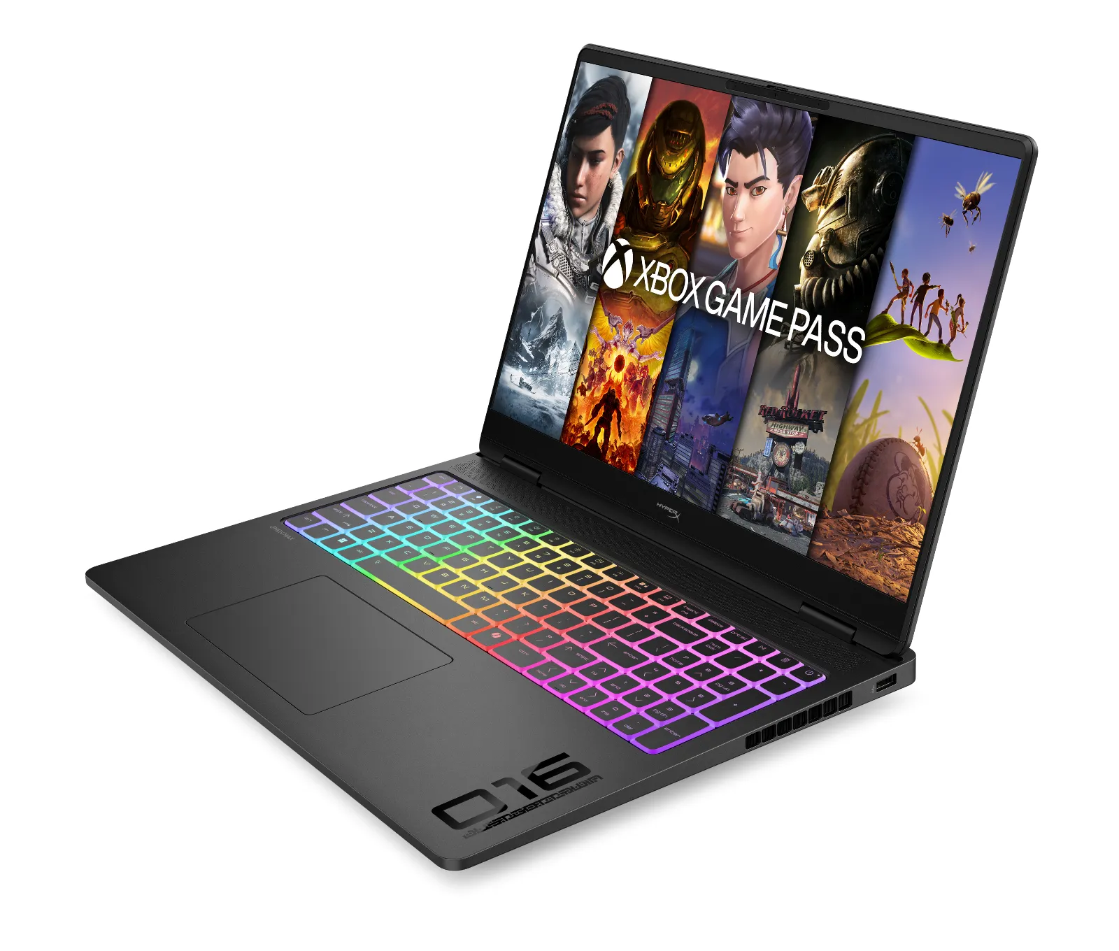HyperX OMEN MAX 16 inch Gaming Laptop PC 16-ak1000AX, left side view