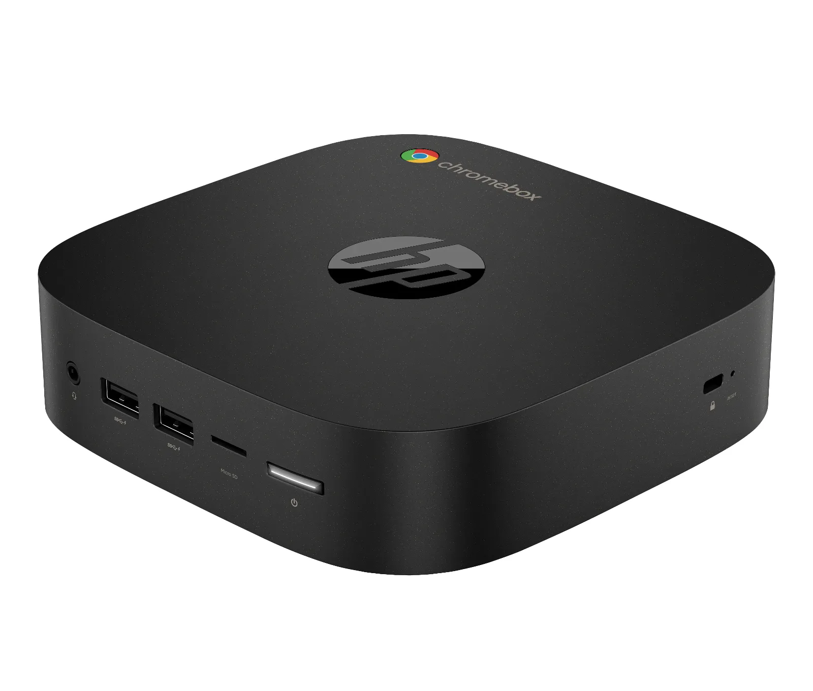 HP Chromebox G4, left side view