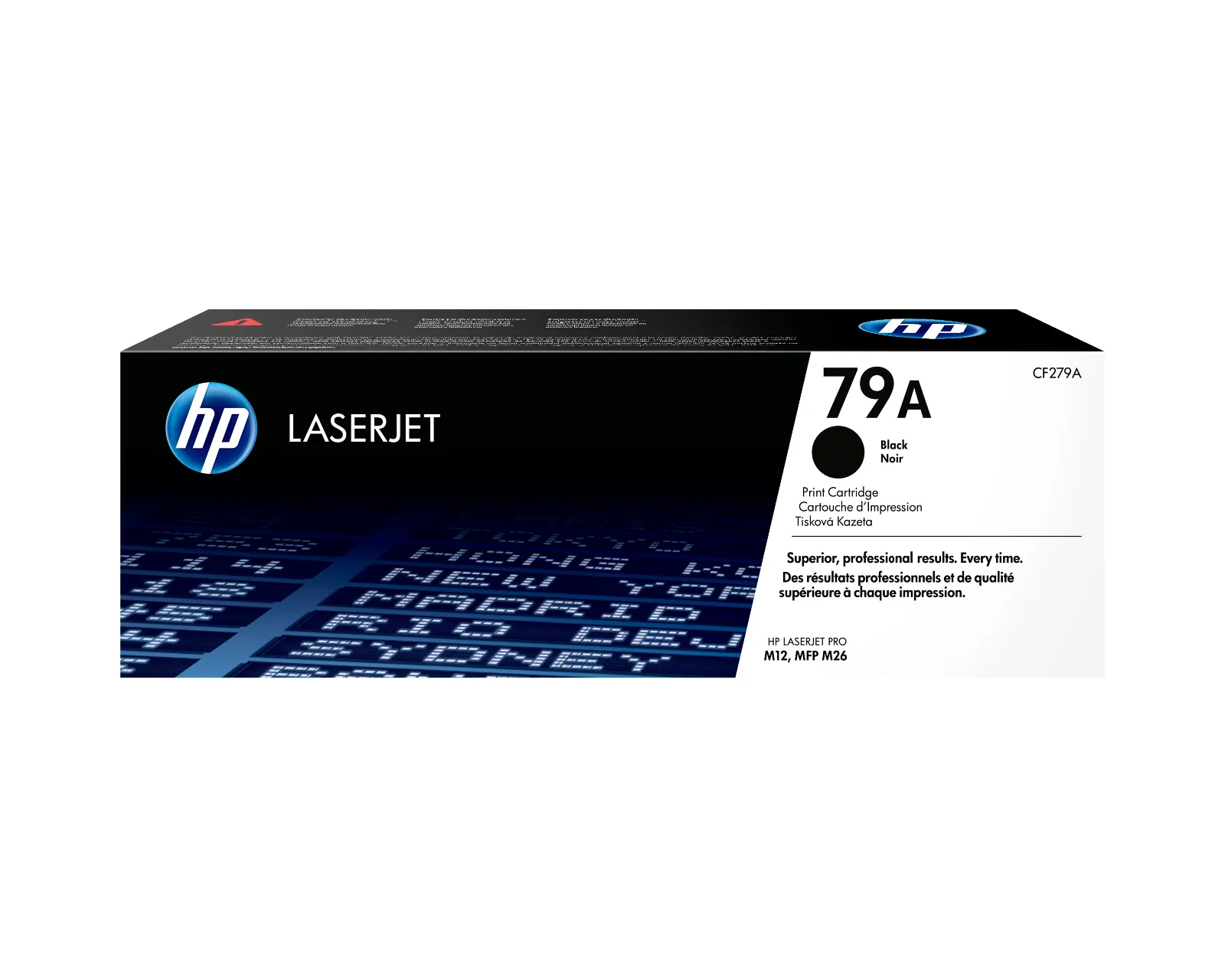 HP 79A Black Original LaserJet Toner Cartridge, front view