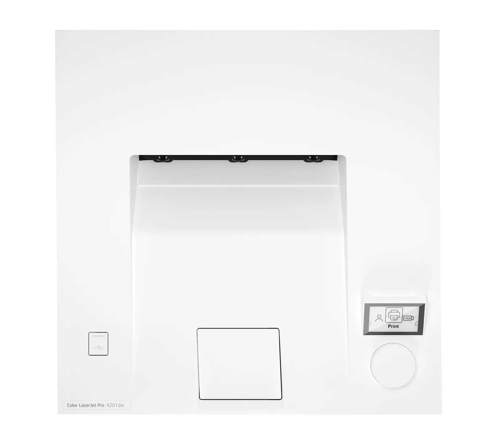 HP Color LaserJet Pro 4201dw Printer, top view