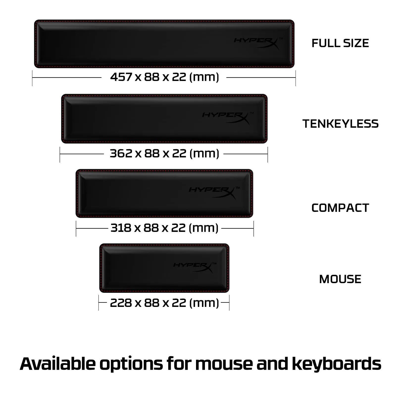 HyperX - Mouse wrist rest