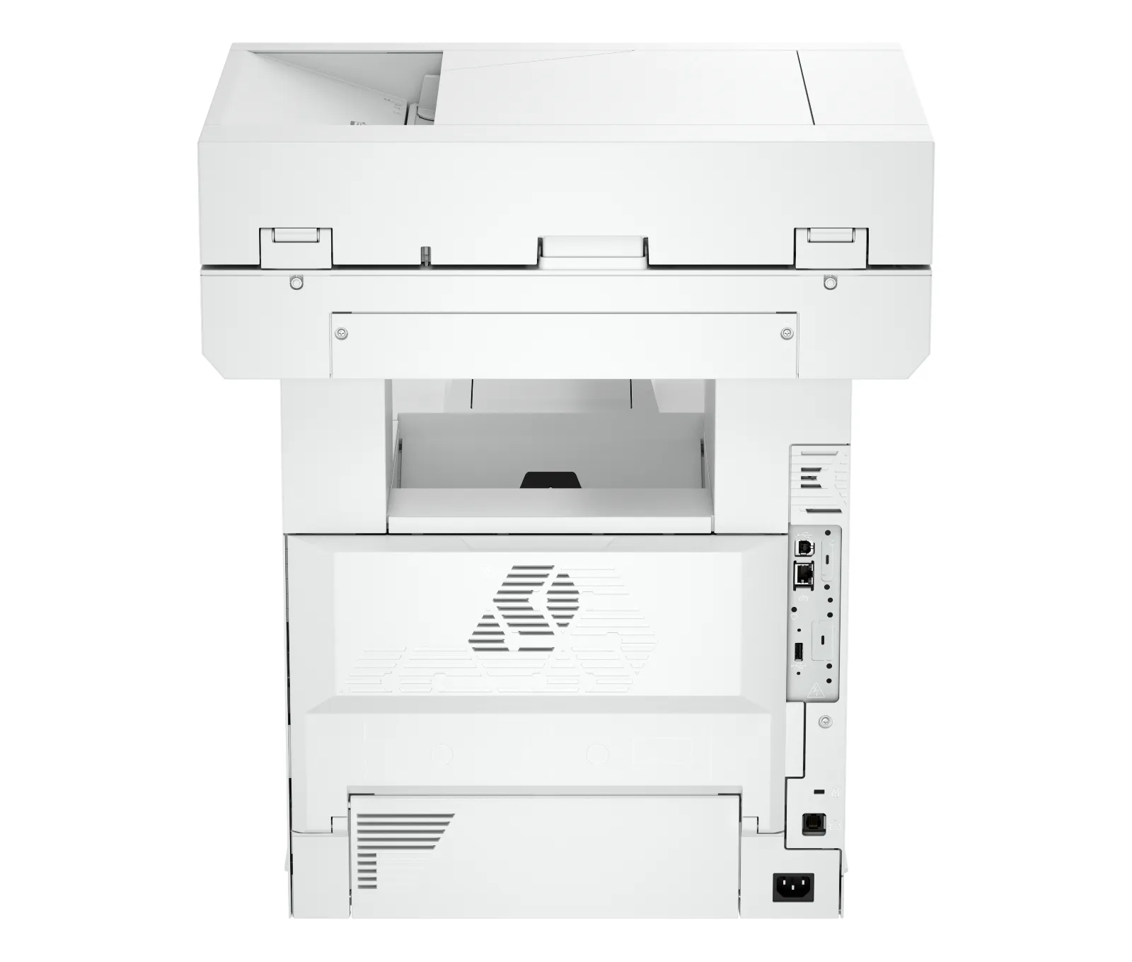 HP LaserJet Enterprise MFP 6600dn Printer, rear view