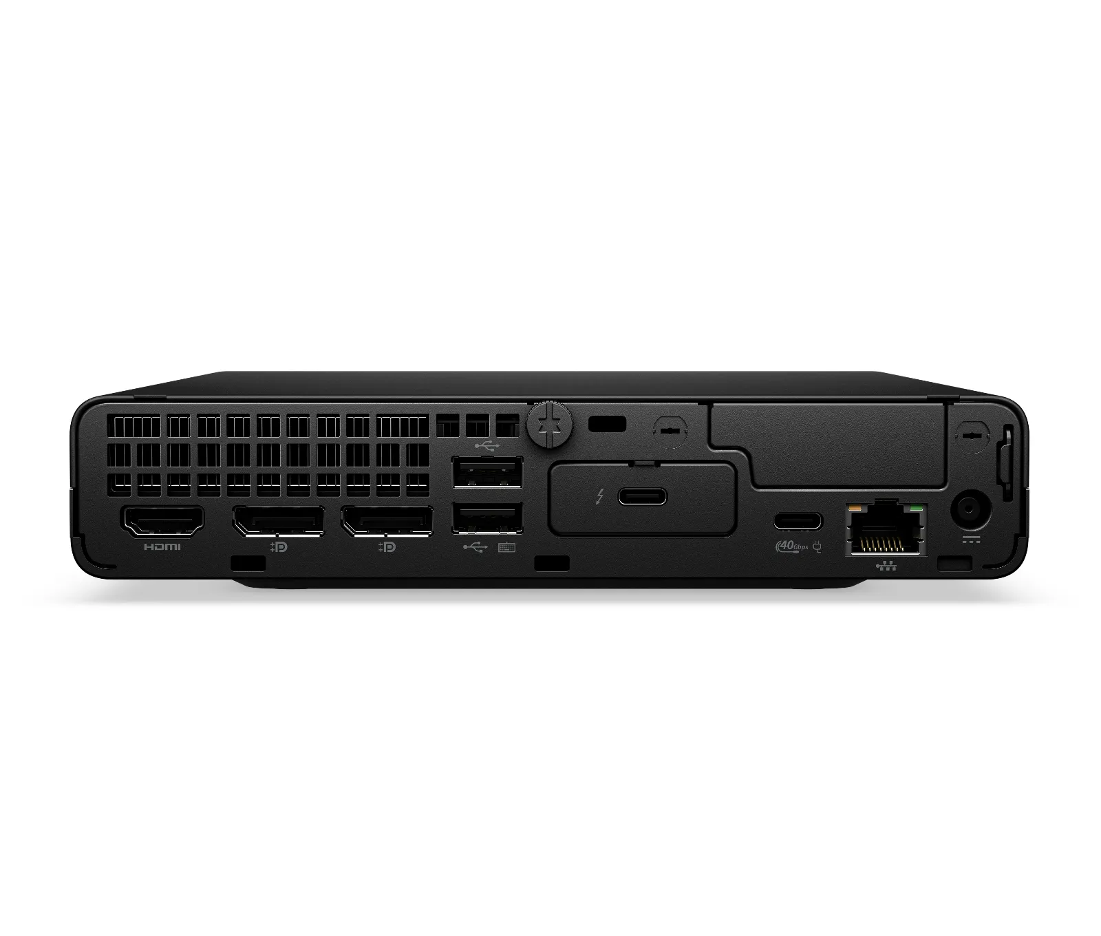 HP EliteDesk 8 Mini G2a Desktop Next Gen AI PC, rear view