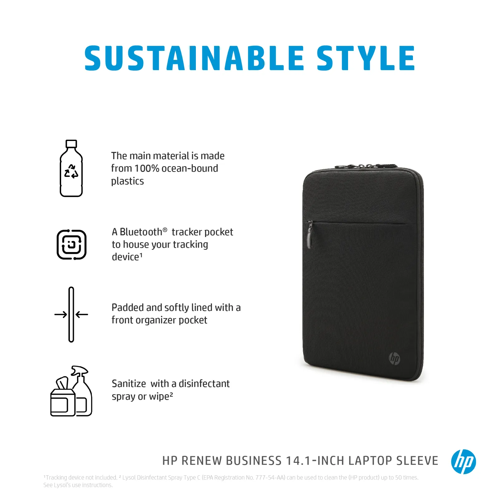HP Renew Business 14.1 Laptop Sleeve