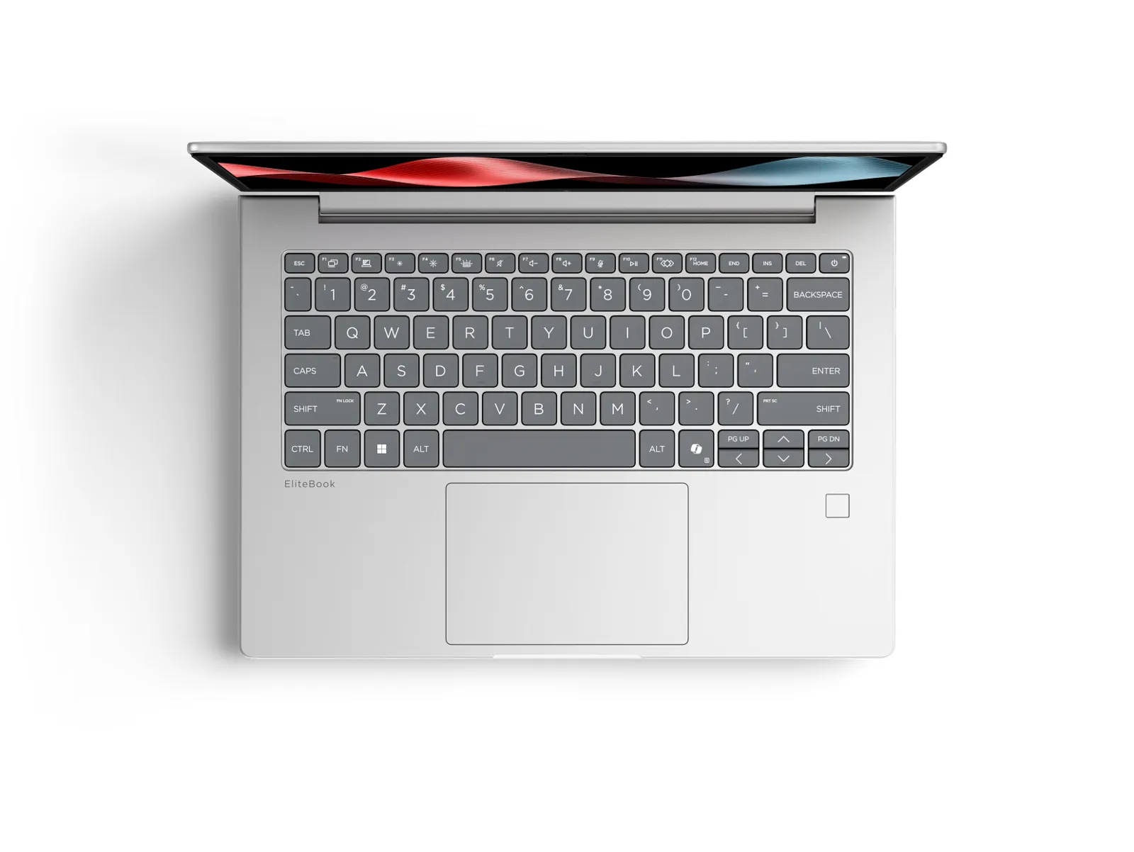 HP EliteBook 6 G2a 14 inch Notebook Next Gen AI PC, top view