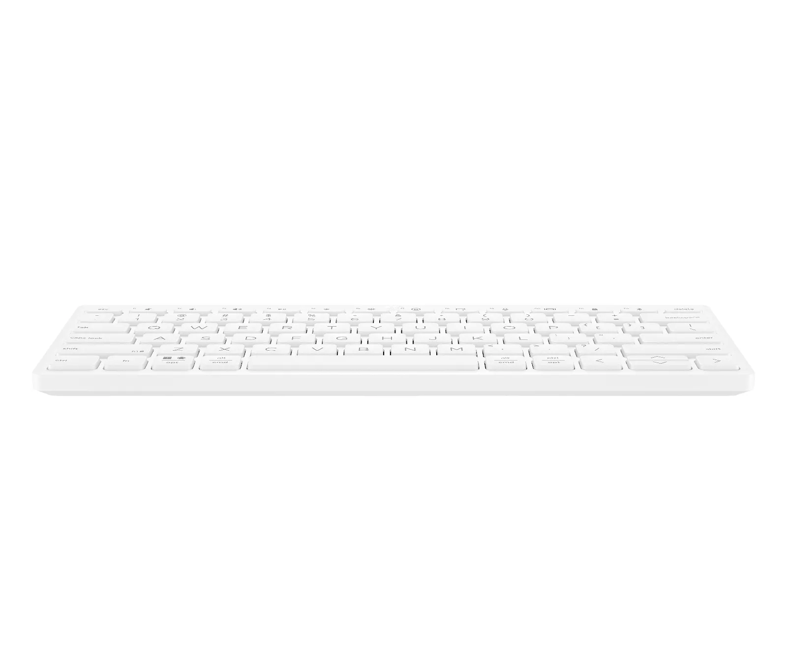 HP 350 Compact Multi-Device Bluetooth Keyboard, front view