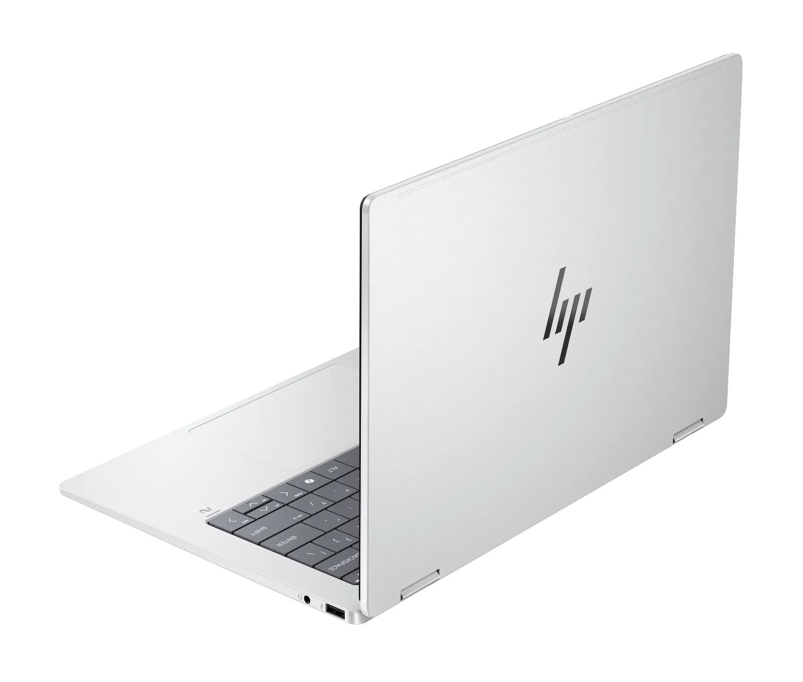 HP OmniBook X Flip 2-in-1 Laptop Next Gen AI 14-fk0071AU, rear view