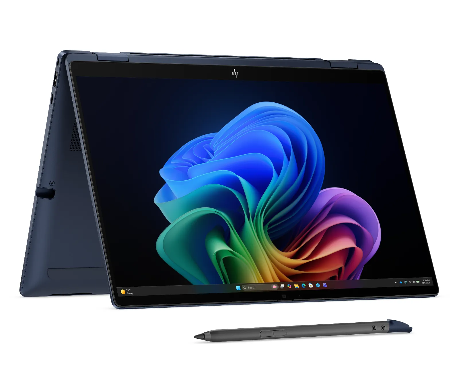 HP EliteBook X Flip G2i 14 inch Notebook Next Gen AI PC, rear view