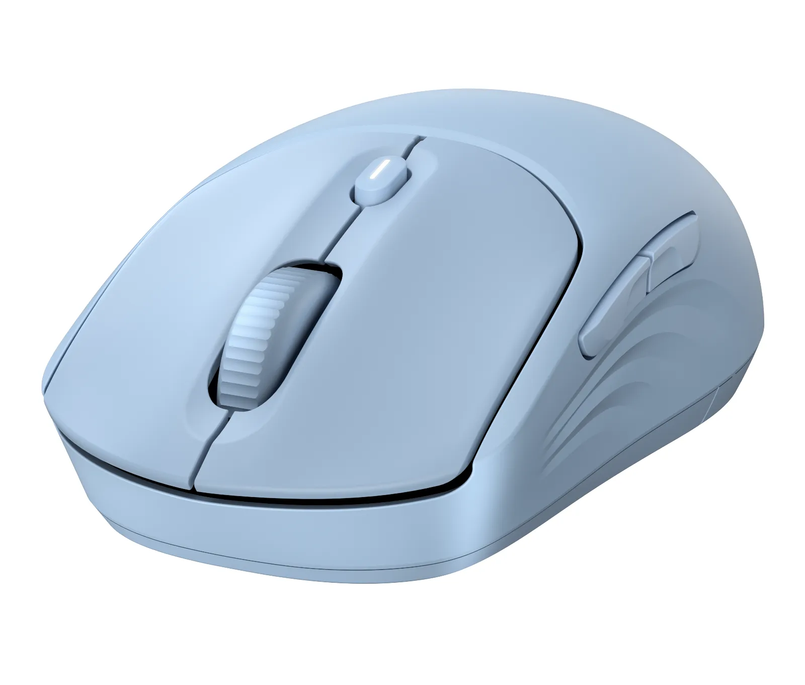 HP 400 Quiet Wireless Mouse, left side view