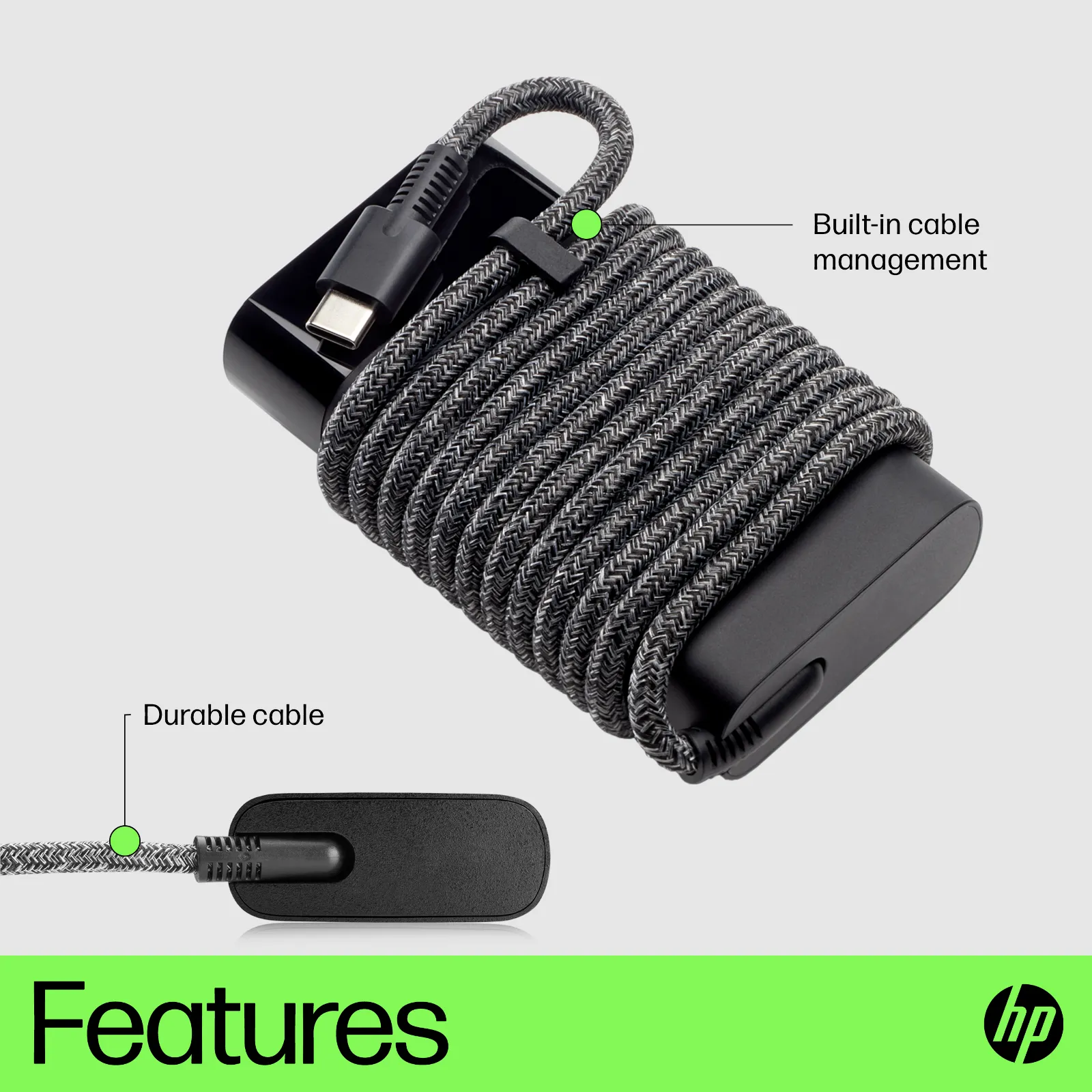 HP 65W USB-C Laptop Charger power adapter/inverter