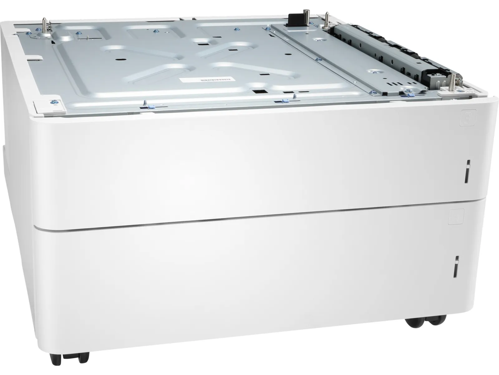 HP Color LaserJet 2x550-sheet Feeder and Stand, right side view