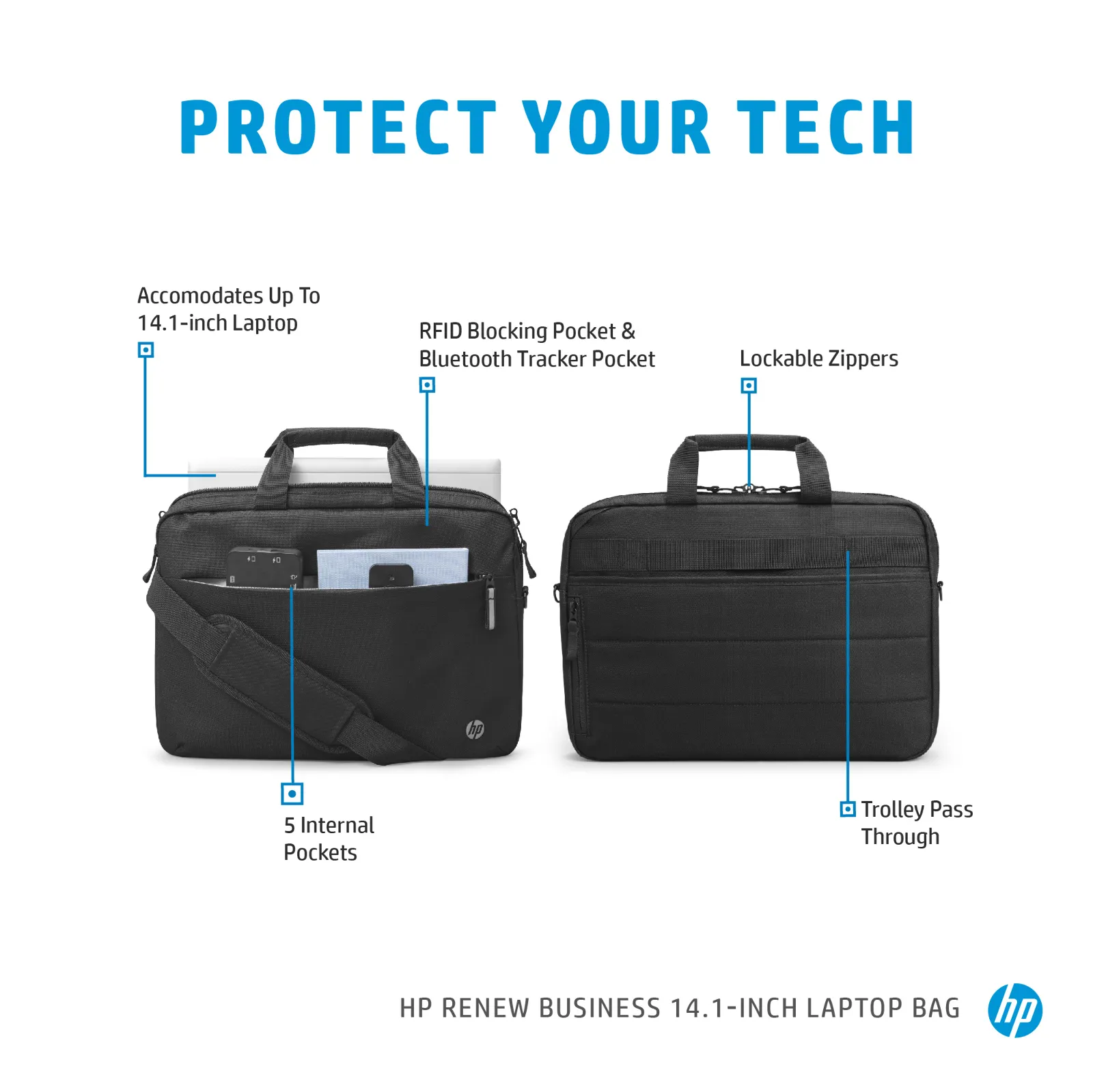 HP Renew Business 14.1 Laptop Bag