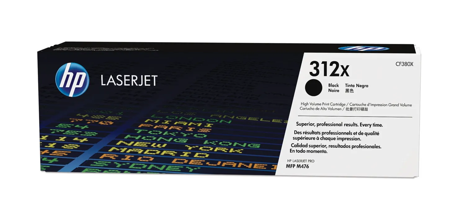HP 312X High Yield Black Original LaserJet toner cartridge