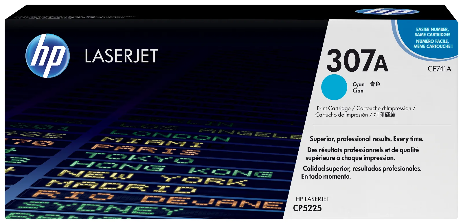 HP 307A Cyan Original LaserJet toner cartridge