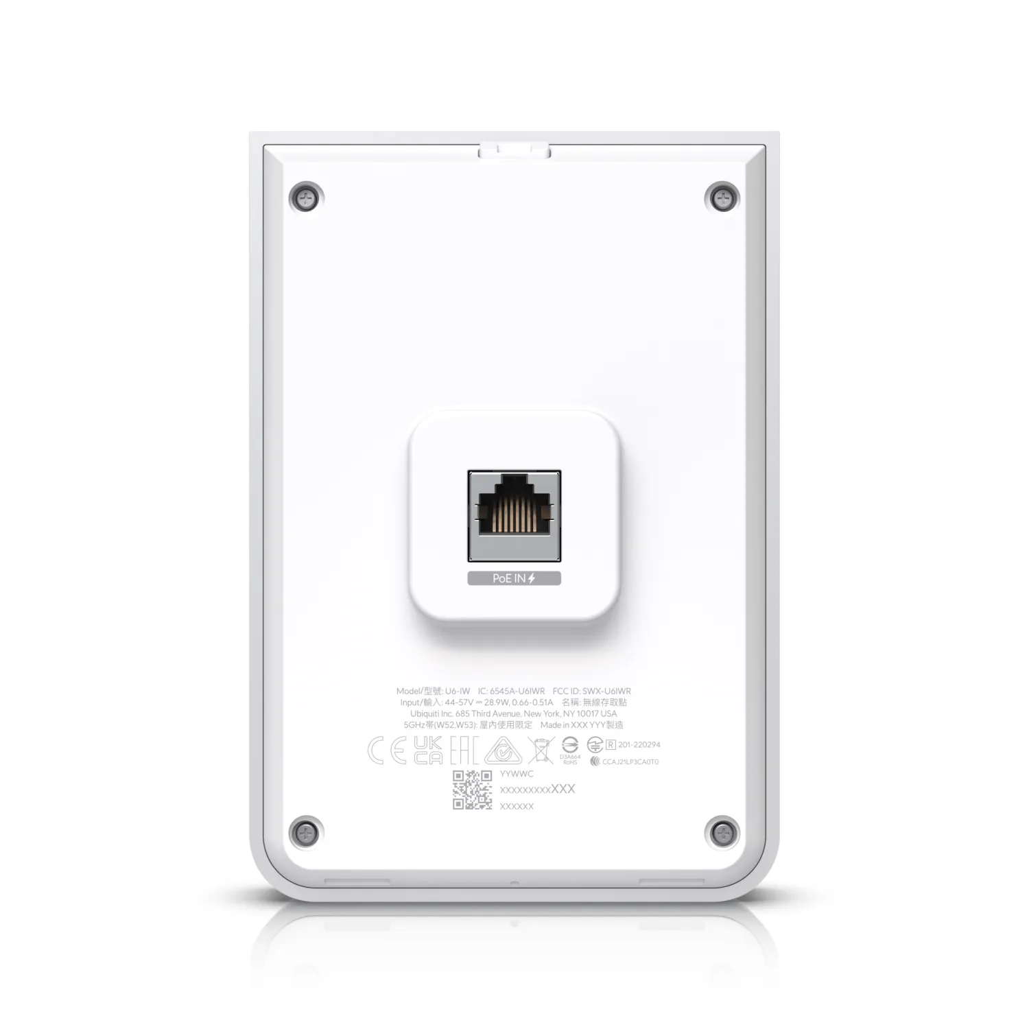 Ubiquiti UniFi Access Point U6 In-Wall (U6-IW)