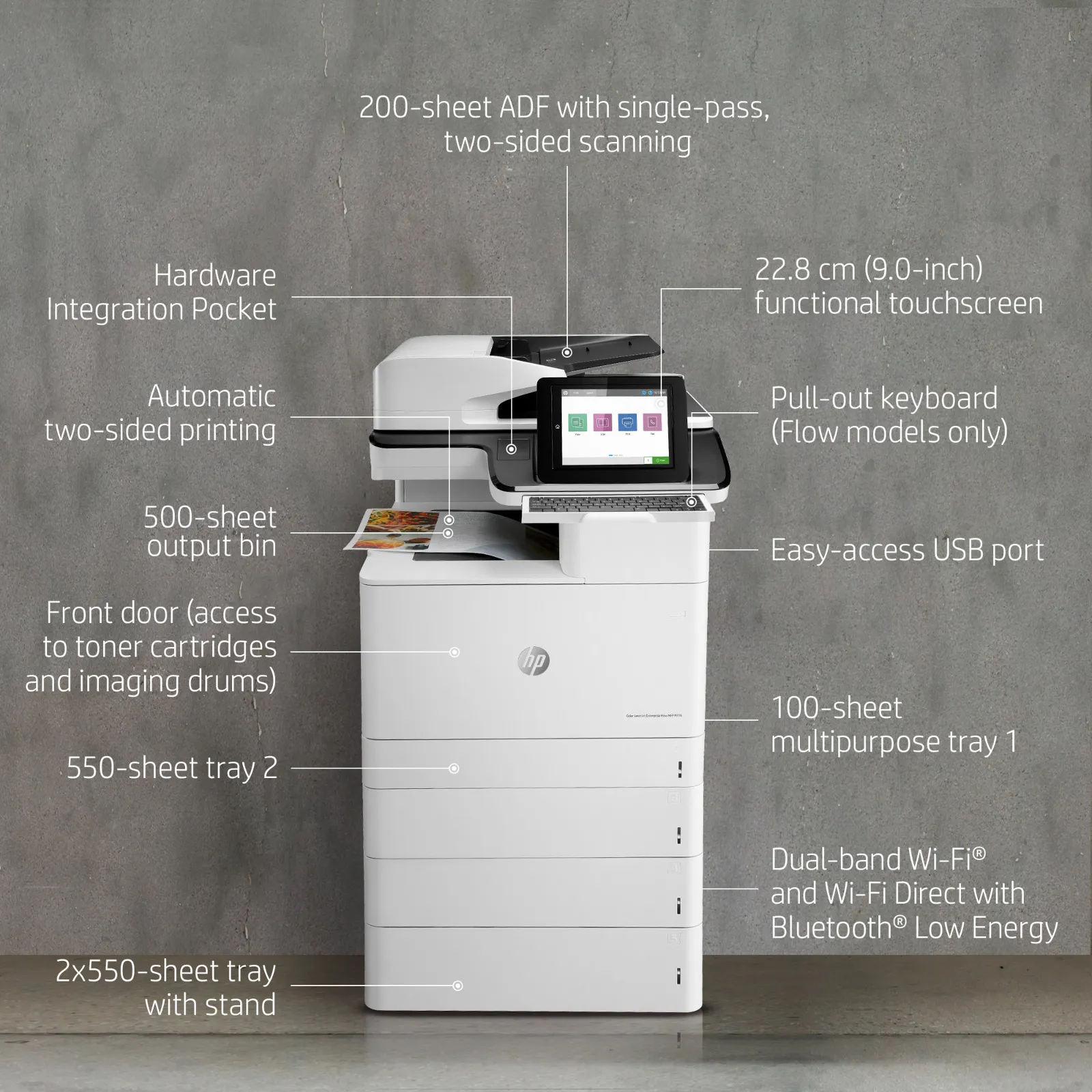 HP Color LaserJet Enterprise Flow MFP M776z