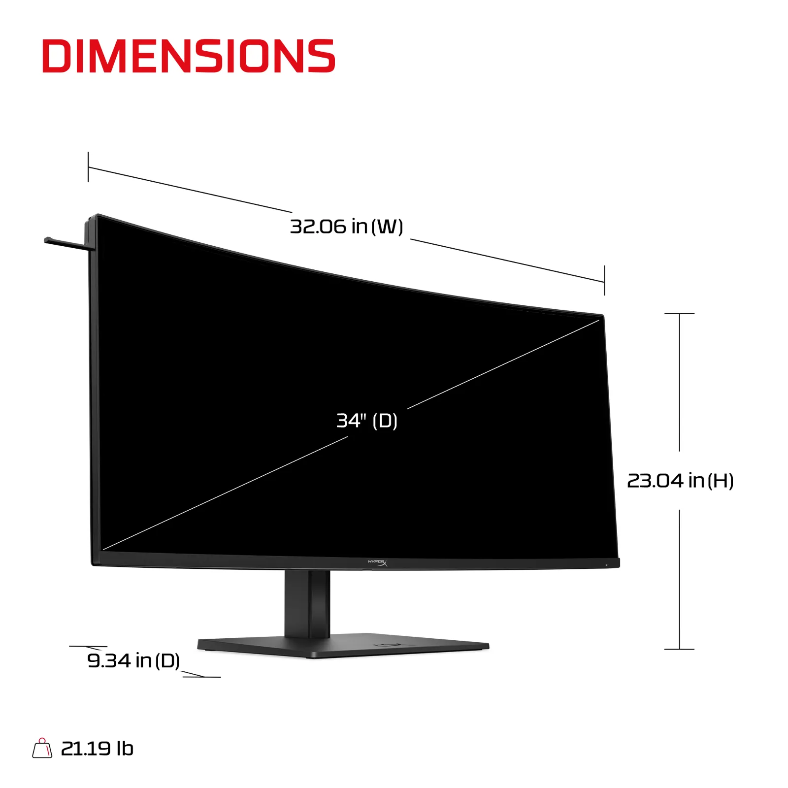 HyperX OMEN OLED 34 inch WQHD 360Hz Gaming Monitor - OMEN OLED 34 computer monitor