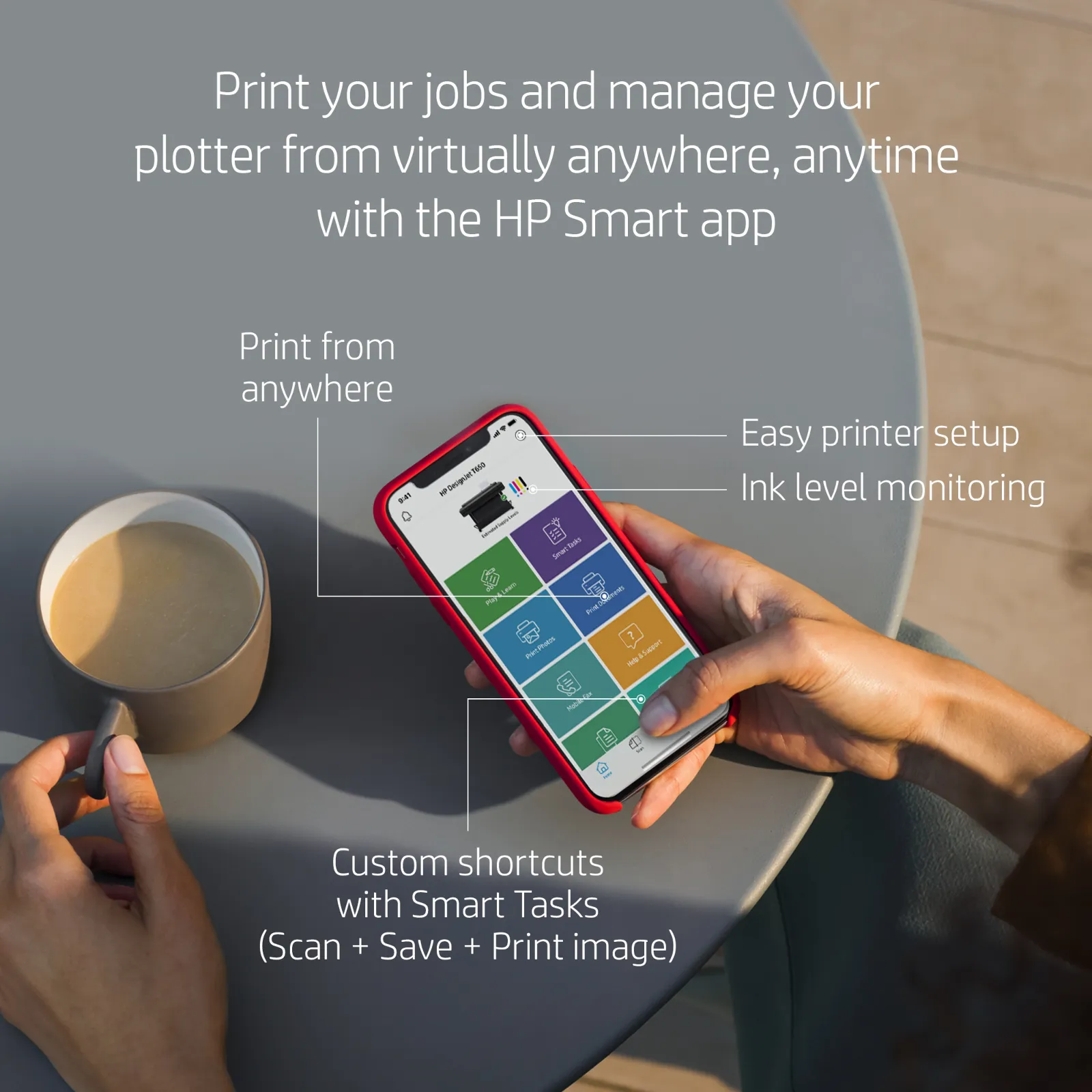 HP Designjet T650 24-in Printer large format printer