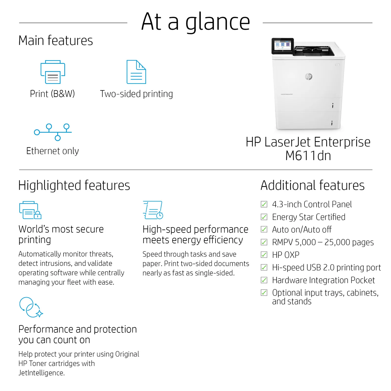 HP LaserJet Enterprise M611dn