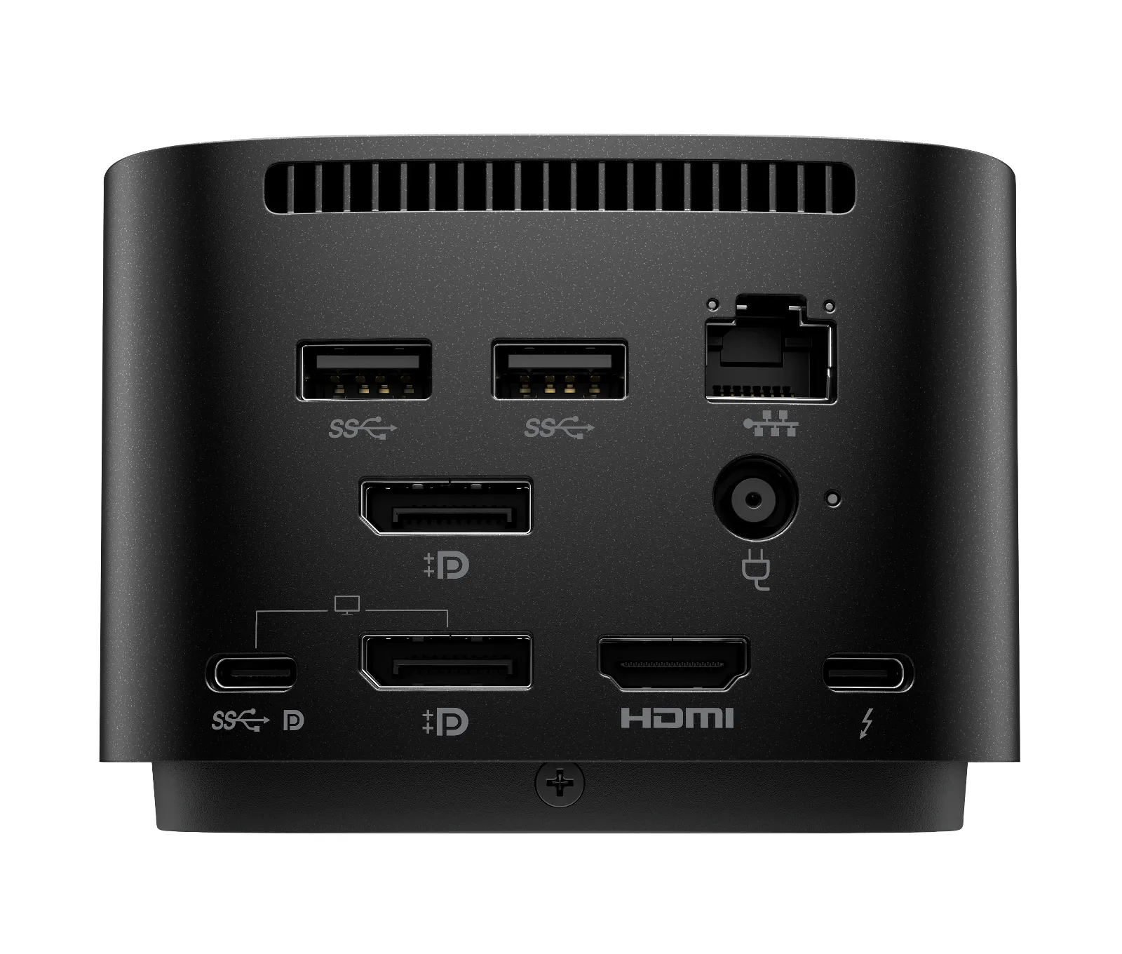 HP Thunderbolt Dock 120W G4, rear view