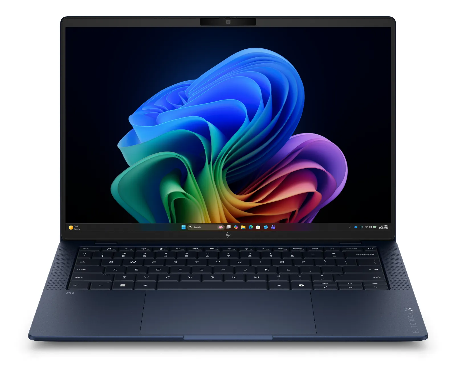 HP EliteBook X G2q 14 inch Notebook Next Gen AI PC, front view