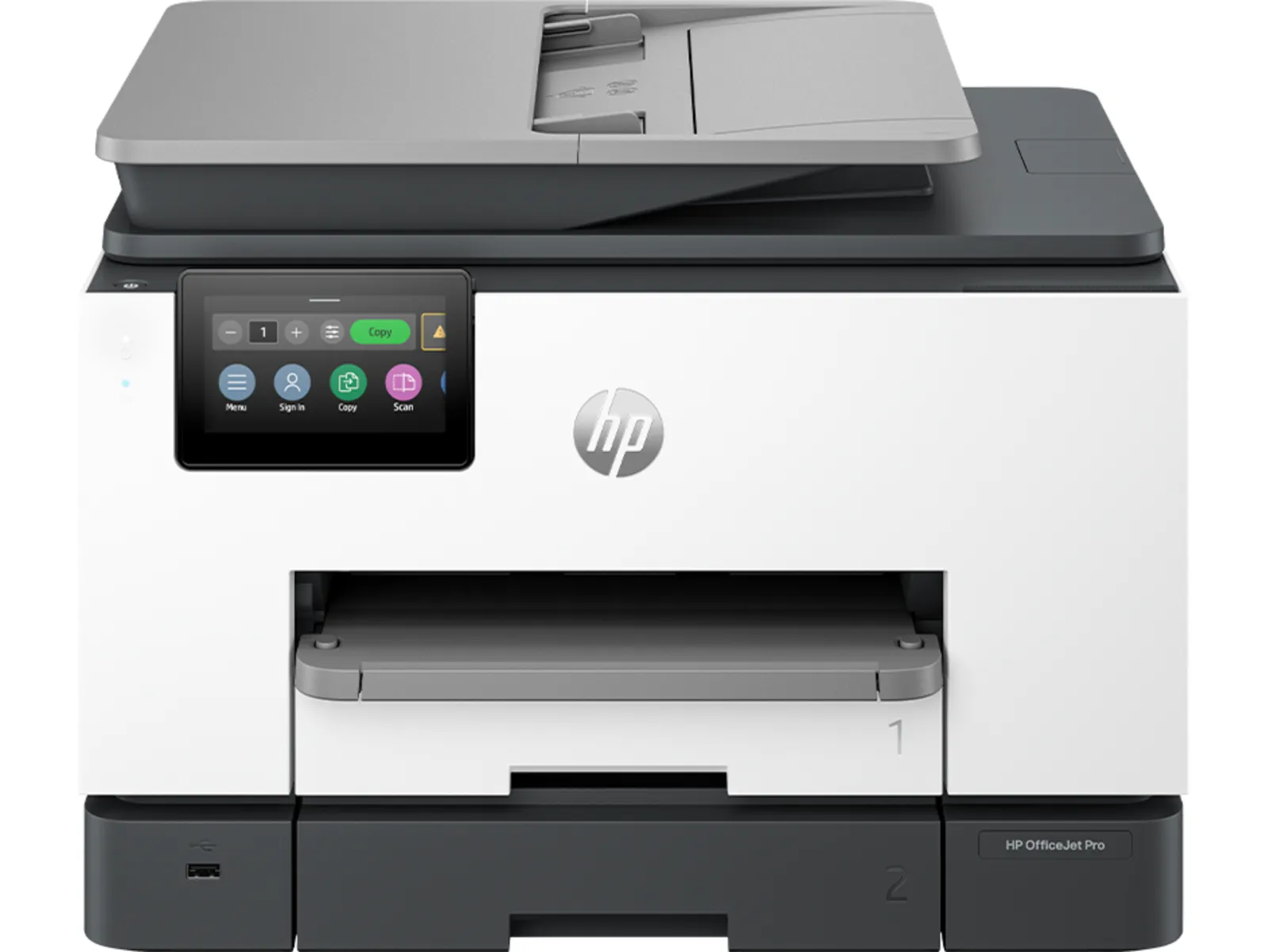 HP OfficeJet Pro 9130e All-in-One Printer, front view