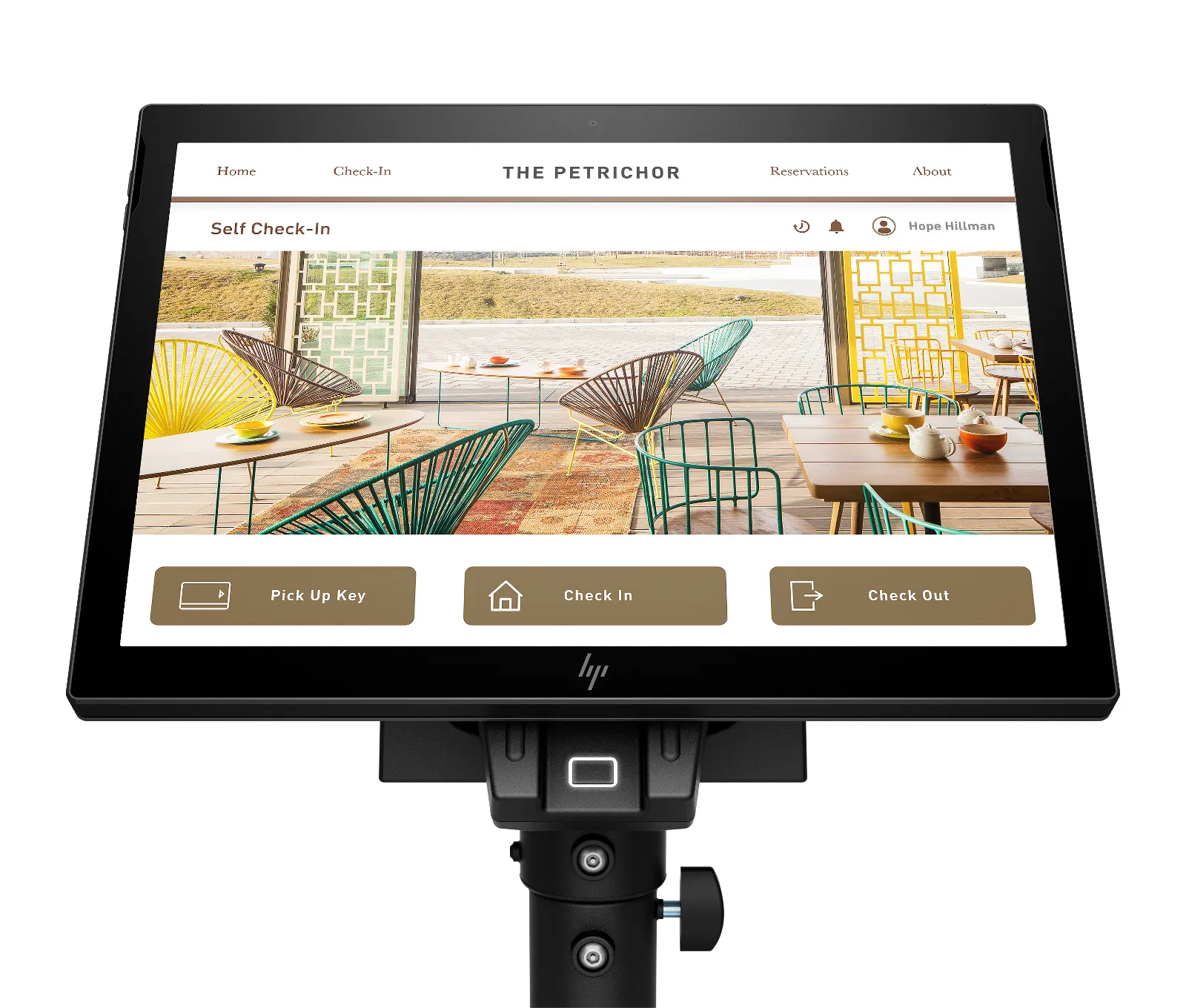 HP Engage Go Height Adjustable Pole