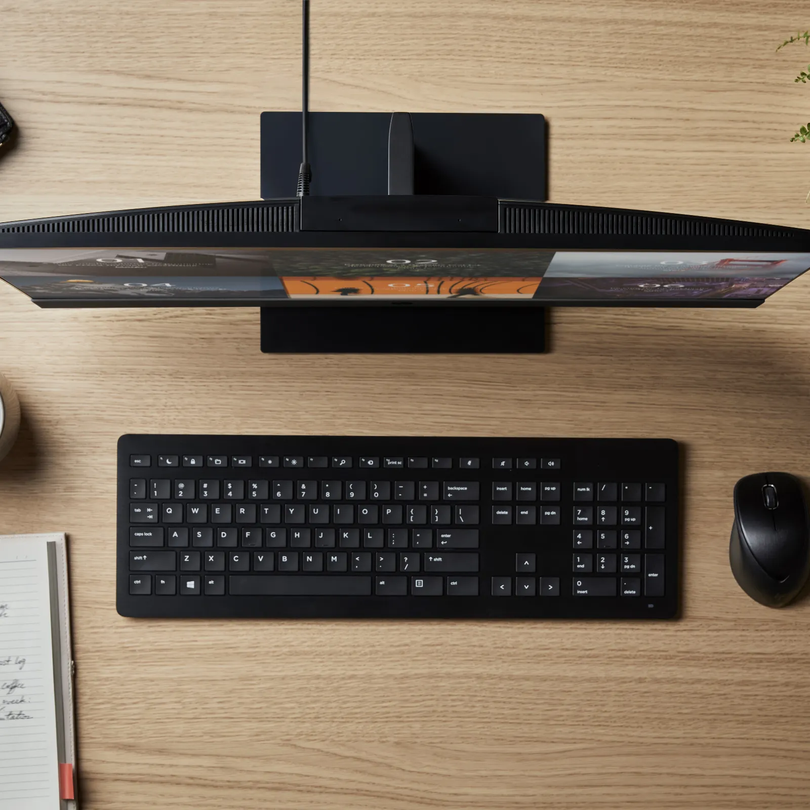 HP ProOne 440 G9 All-in-One PC, top view