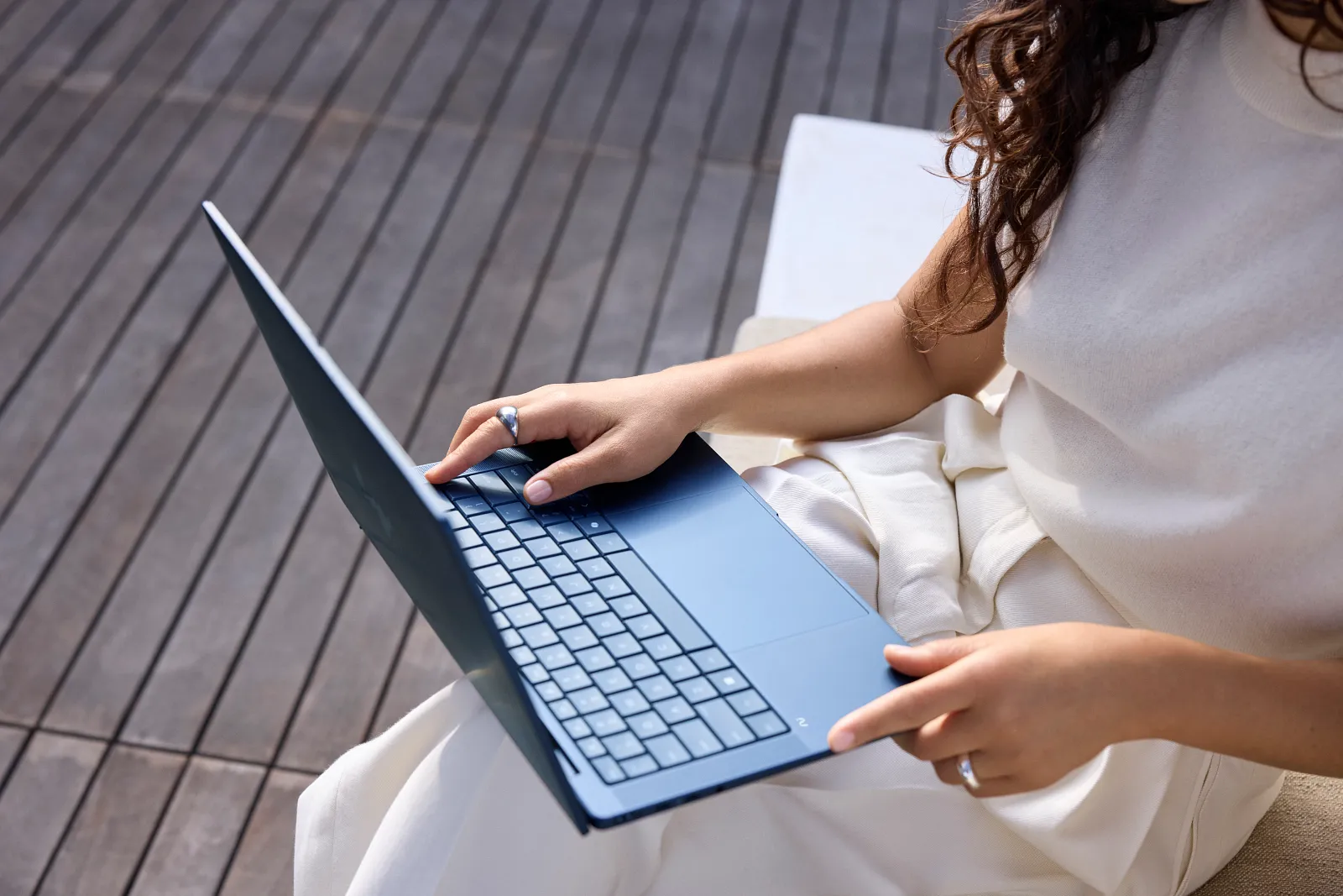 HP EliteBook X G2a 14 inch Notebook Next Gen AI PC, top view