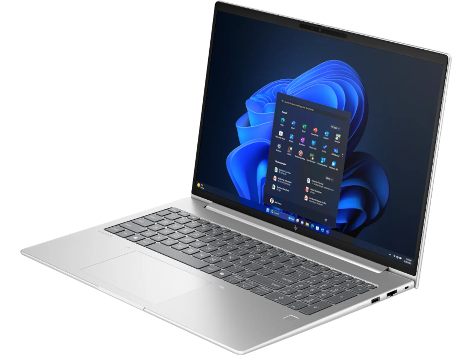 HP EliteBook 6 G1iR 16 inch Notebook PC, left side view