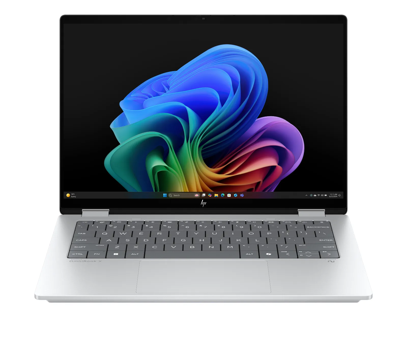 HP OmniBook X Flip 2-in-1 Laptop Next Gen AI 14-fk0071AU, front view