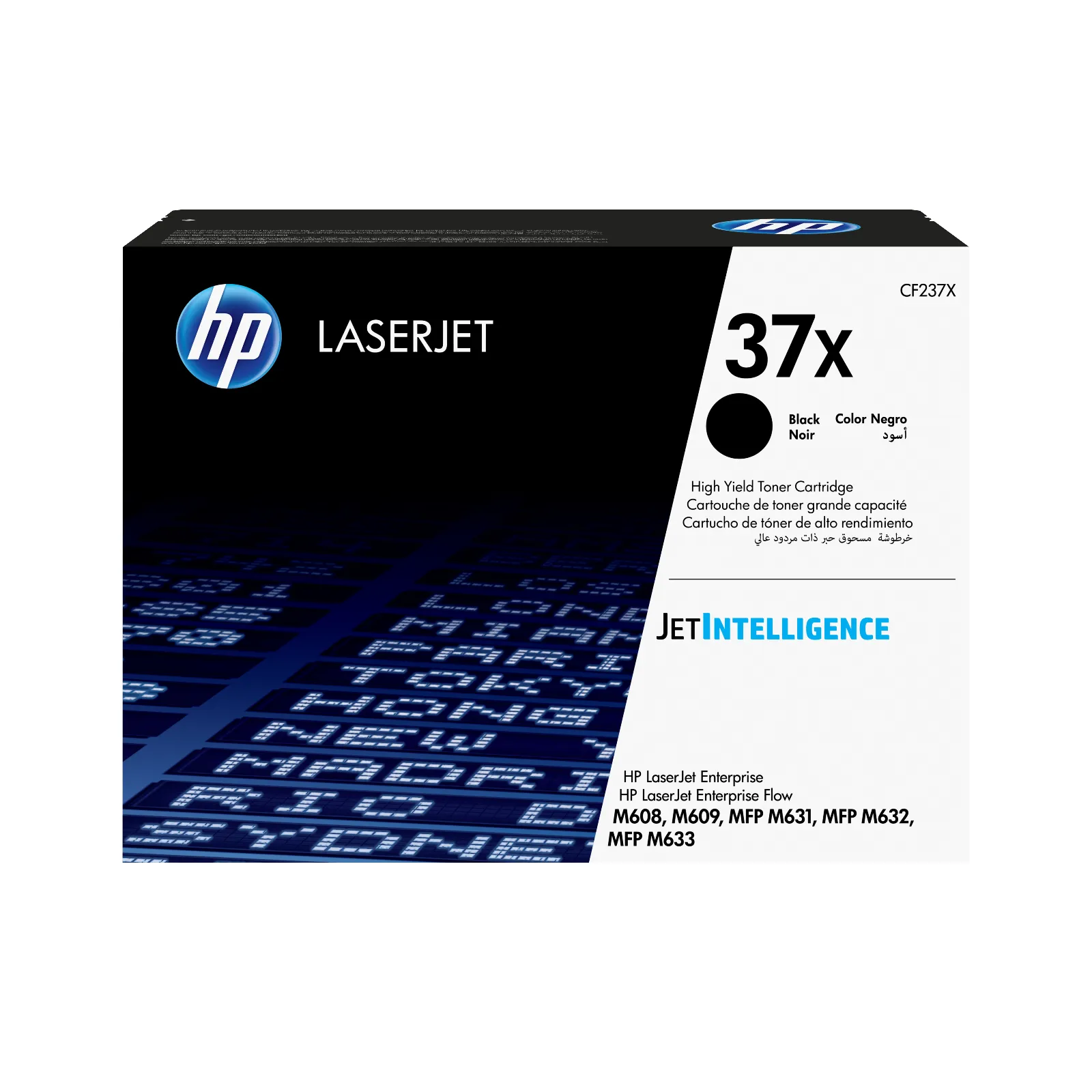 HP 37X High Yield Black Original LaserJet toner cartridge