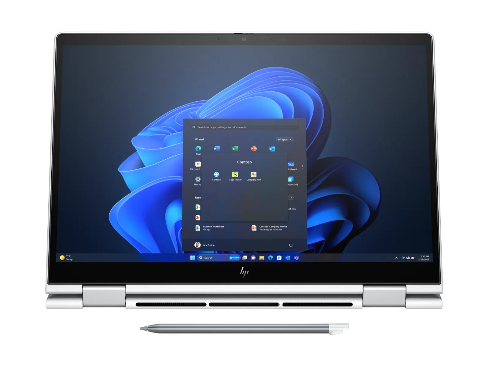 HP EliteBook 8 Flip G1i 13 inch Notebook AI PC, right side view