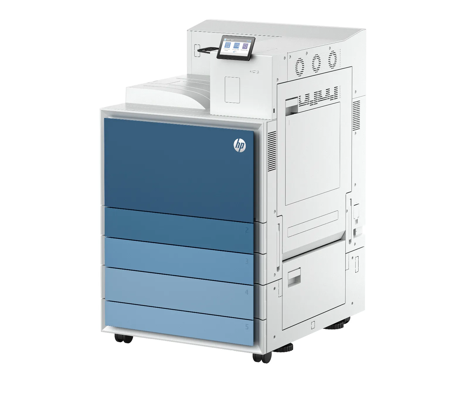 HP LaserJet Enterprise 8501x, right side view