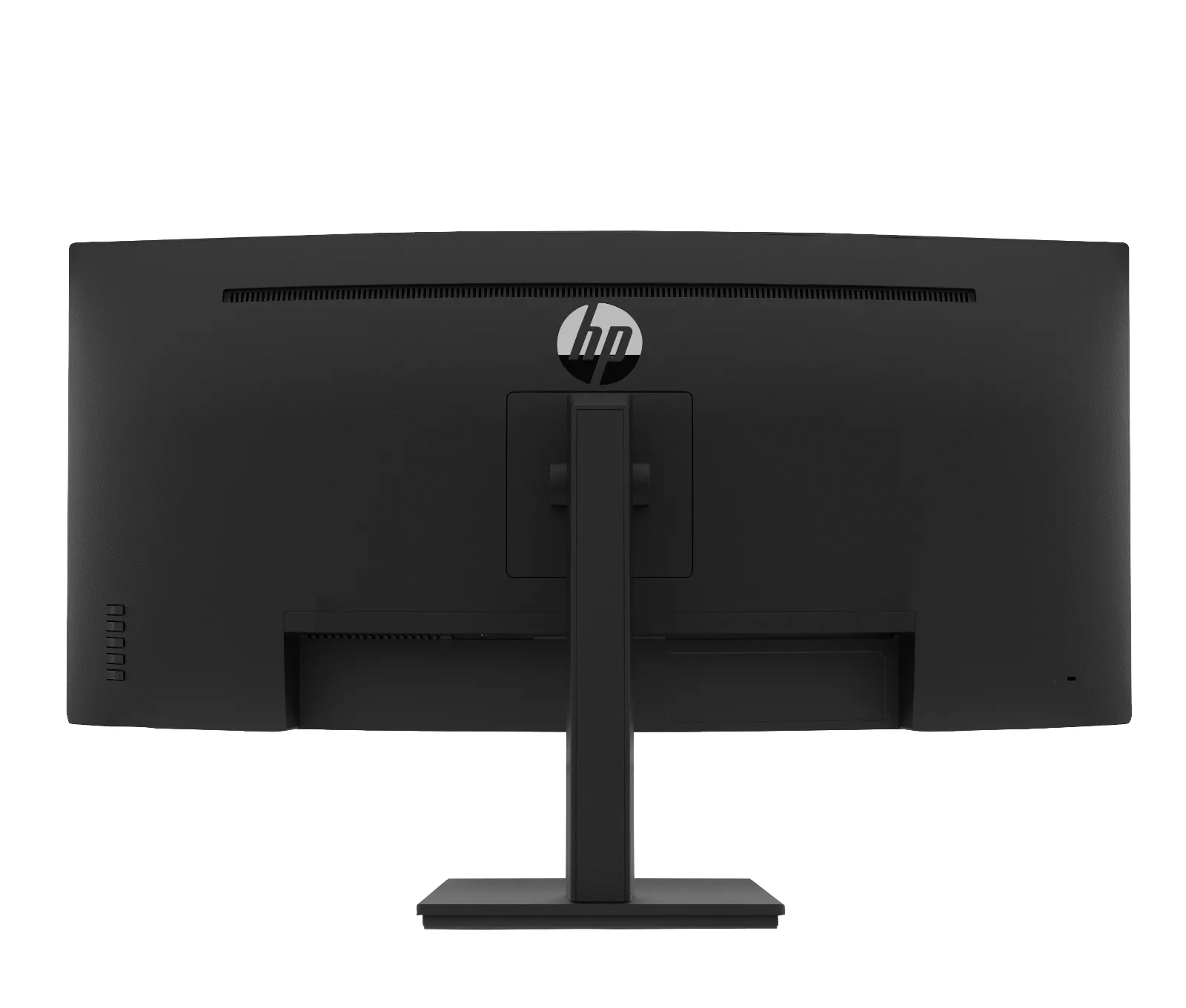HP P34hc G4 WQHD USB-C Curved Monitor, rear view